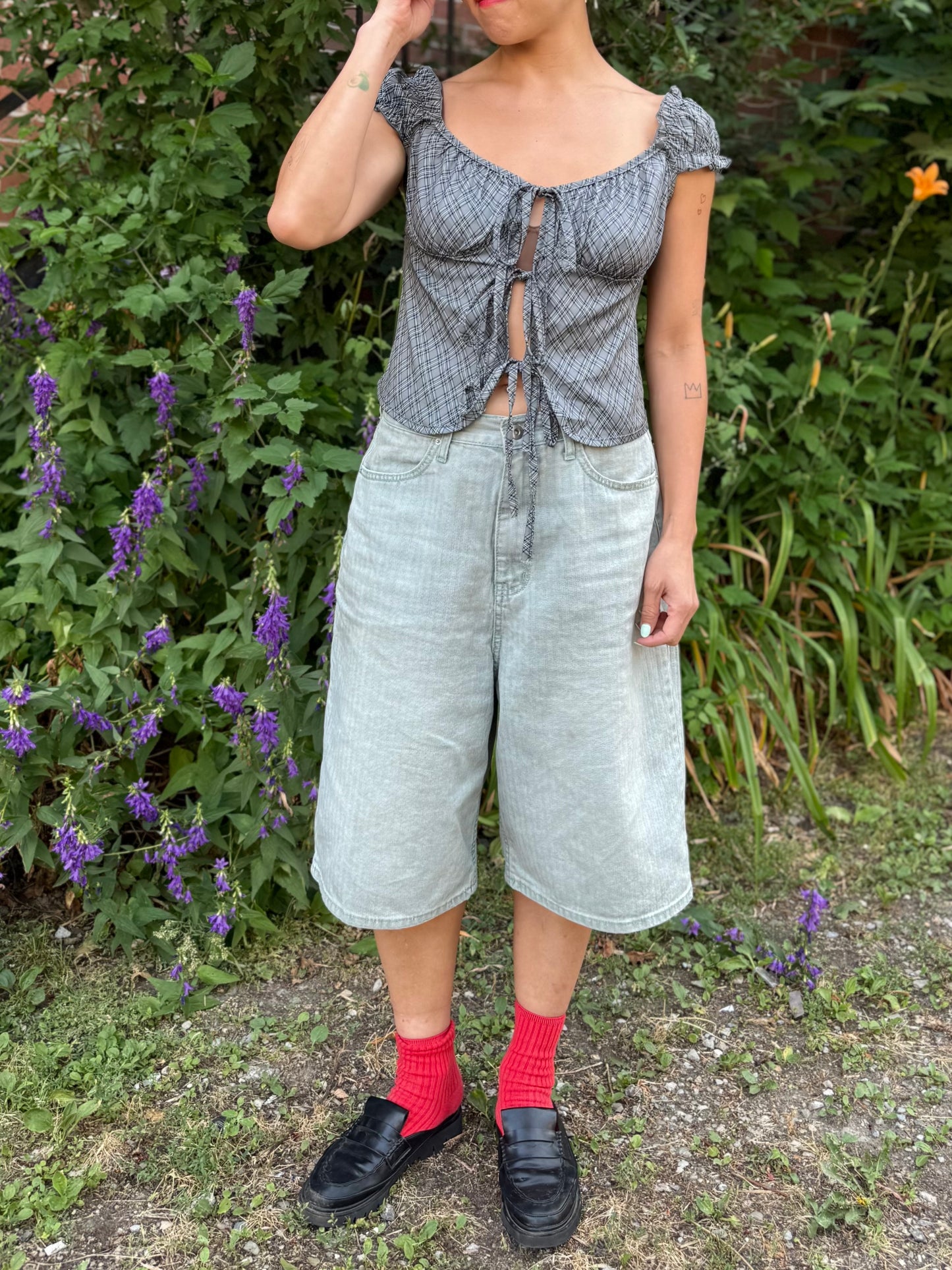 BLAKE Tie blouse