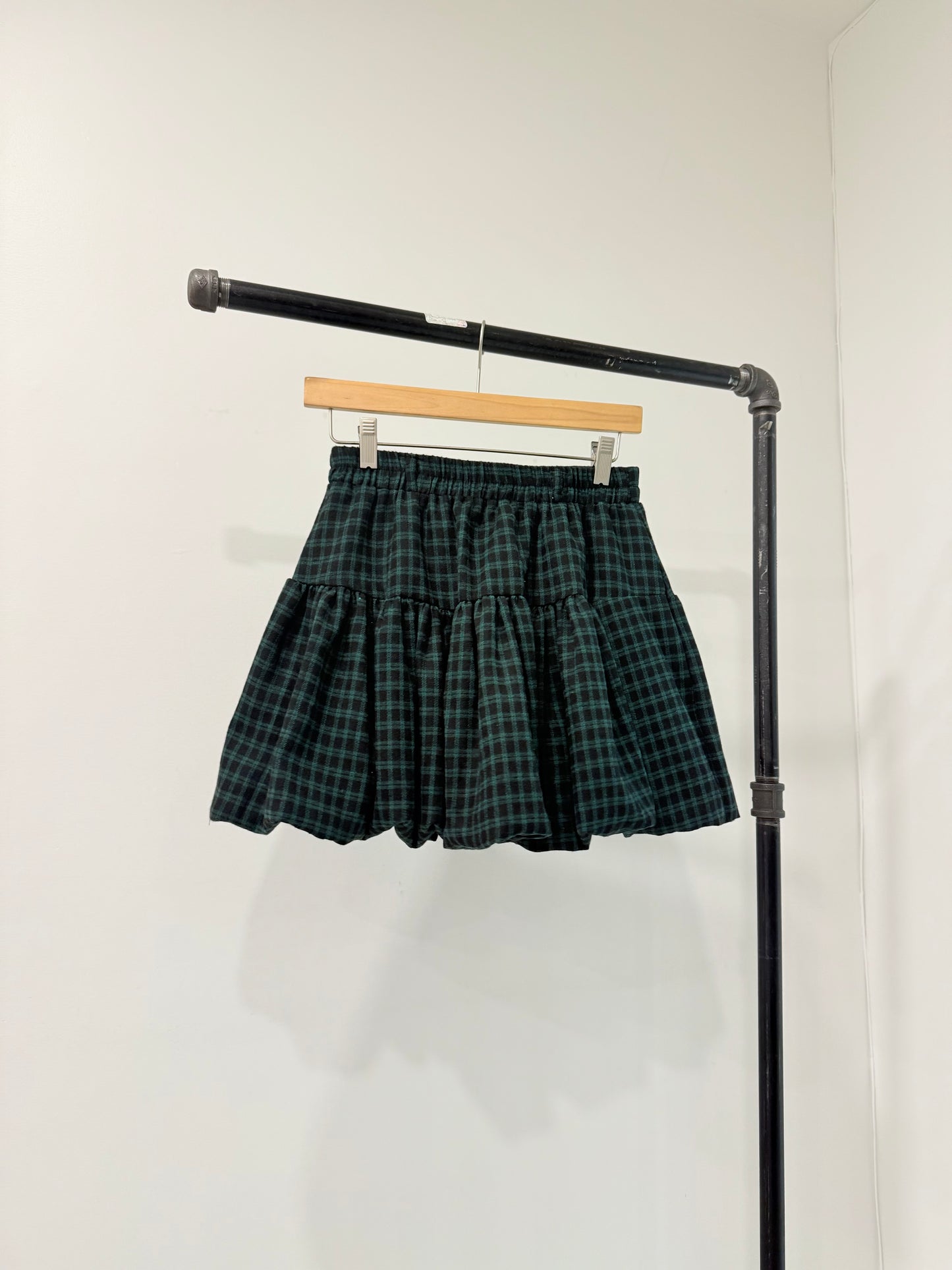 EASY Plaid mini skirt