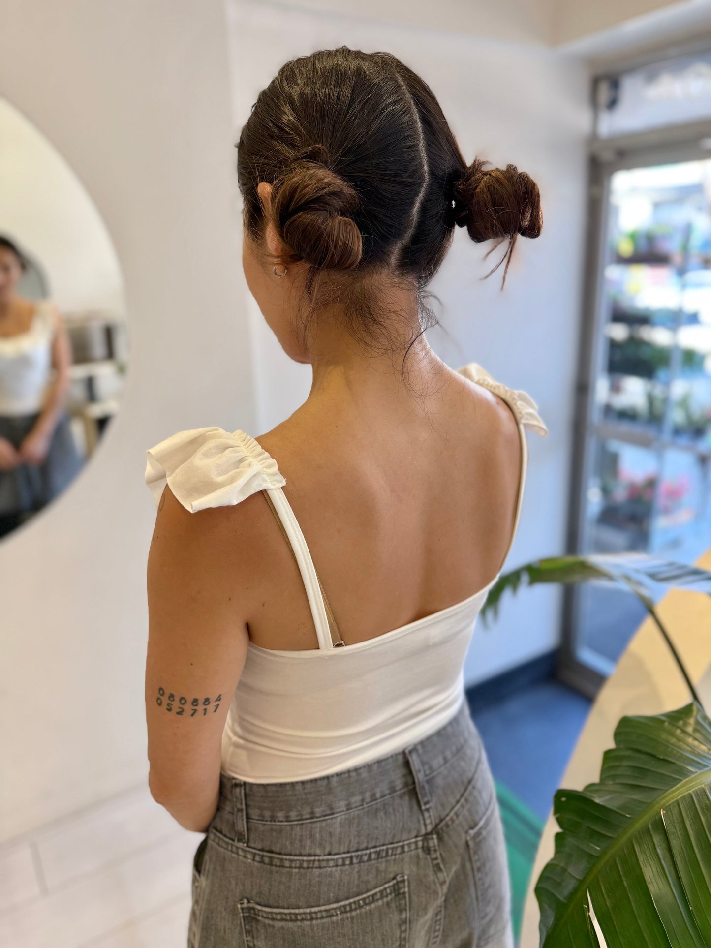 POZE Ruffle tank top