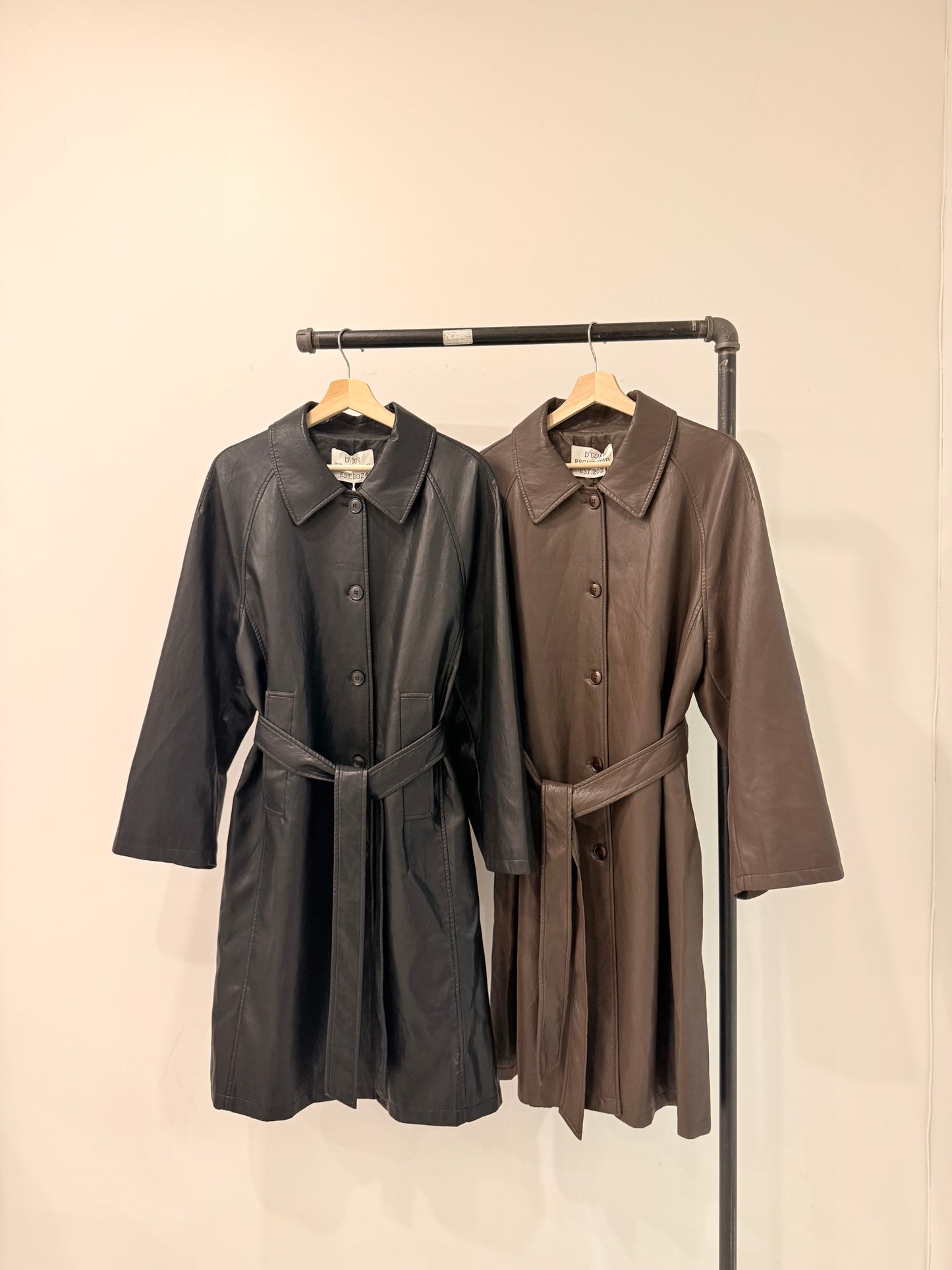 MAYBE Vegan leather coat