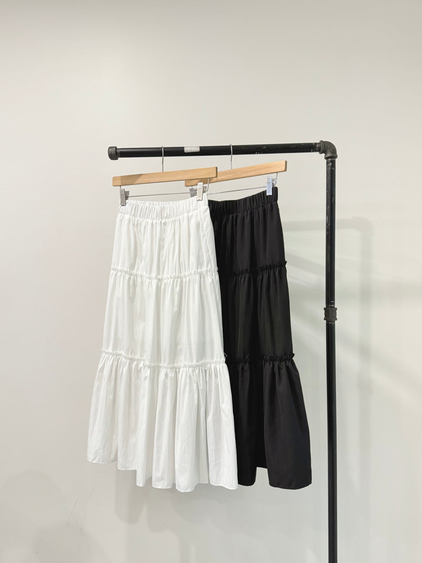 RESSY Maxi tiered skirt