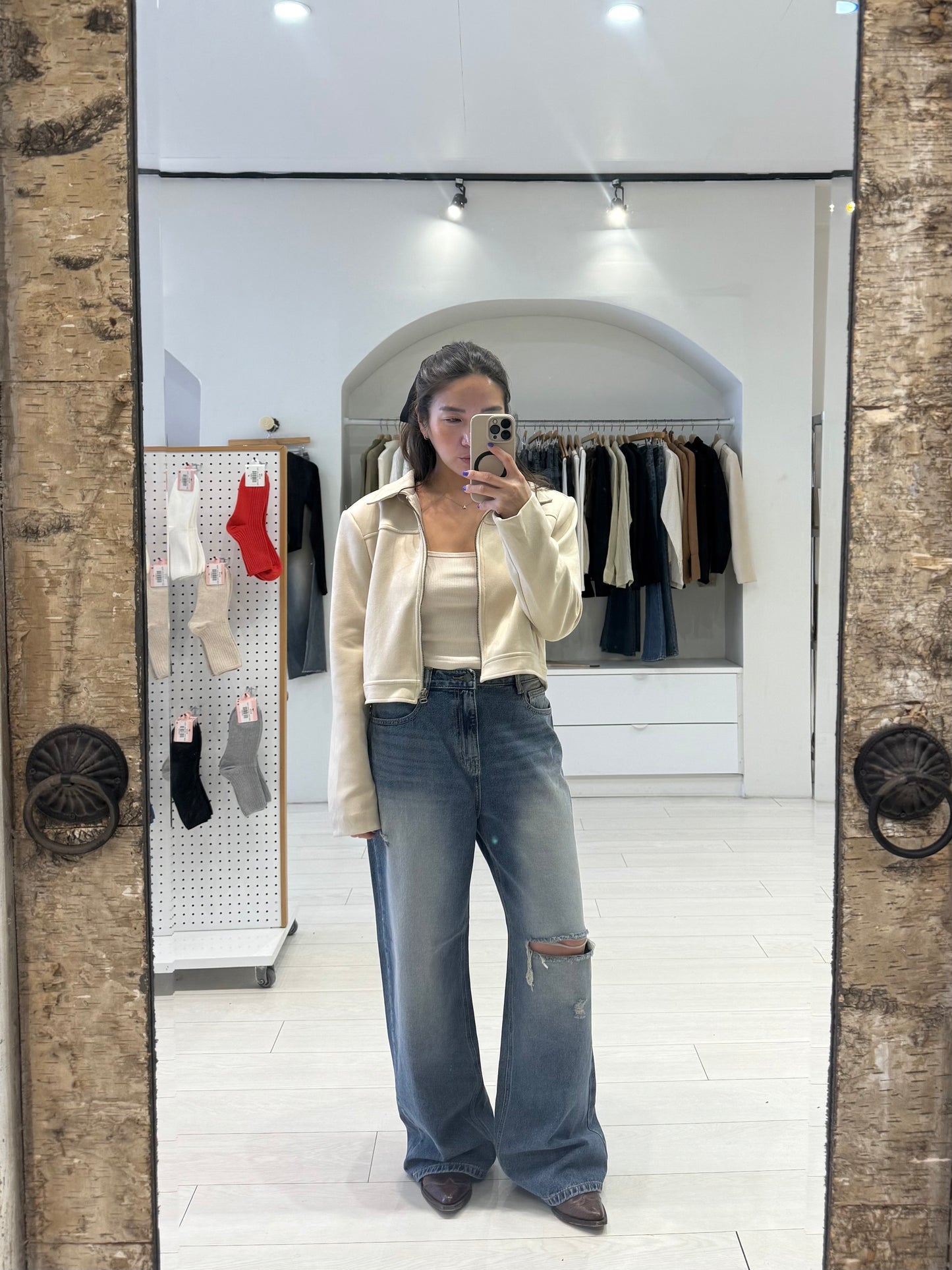 PALLO Faux suede jacket