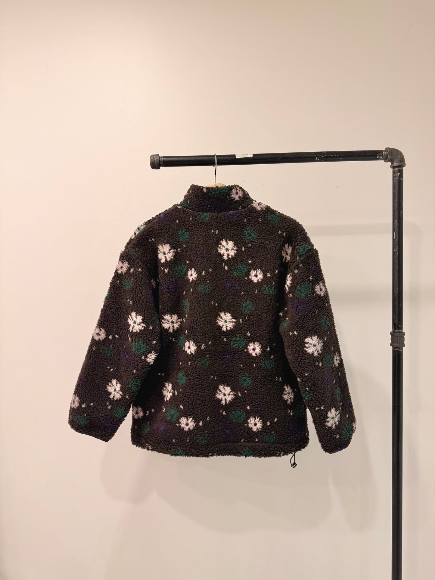 TUBE Flower print fleece jacket