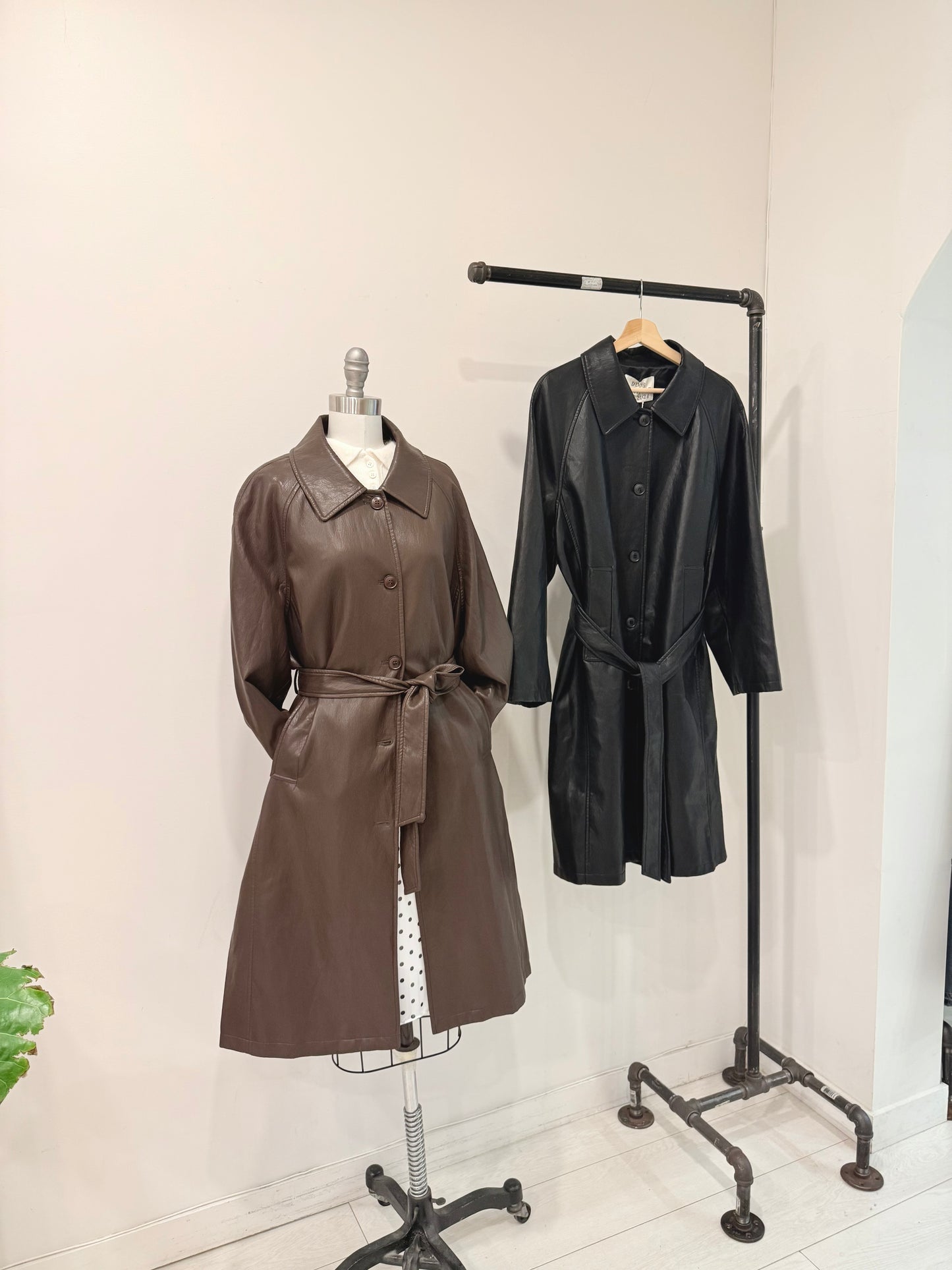 MAYBE Vegan leather coat