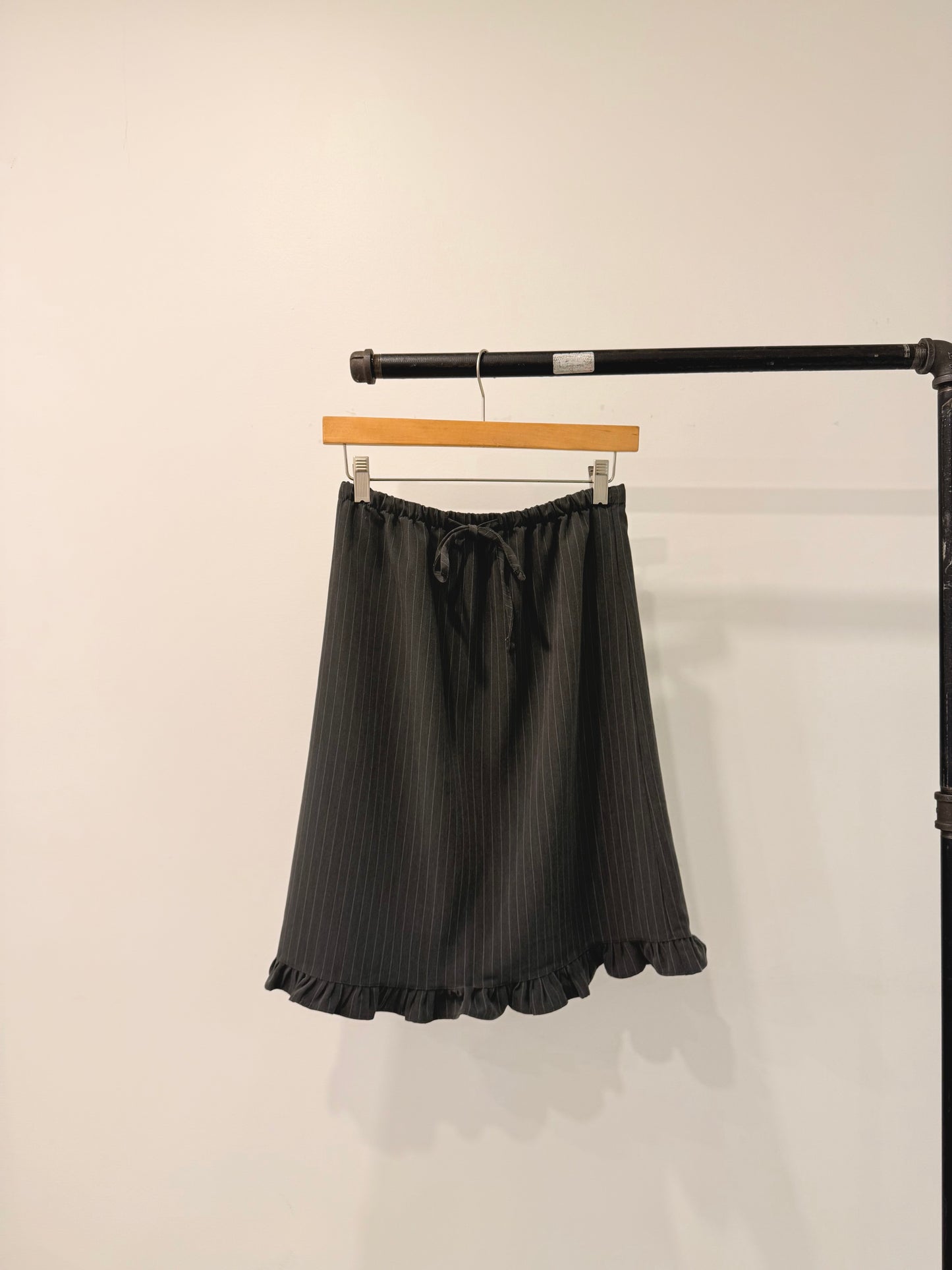 SELECT Pin-stripe skirt