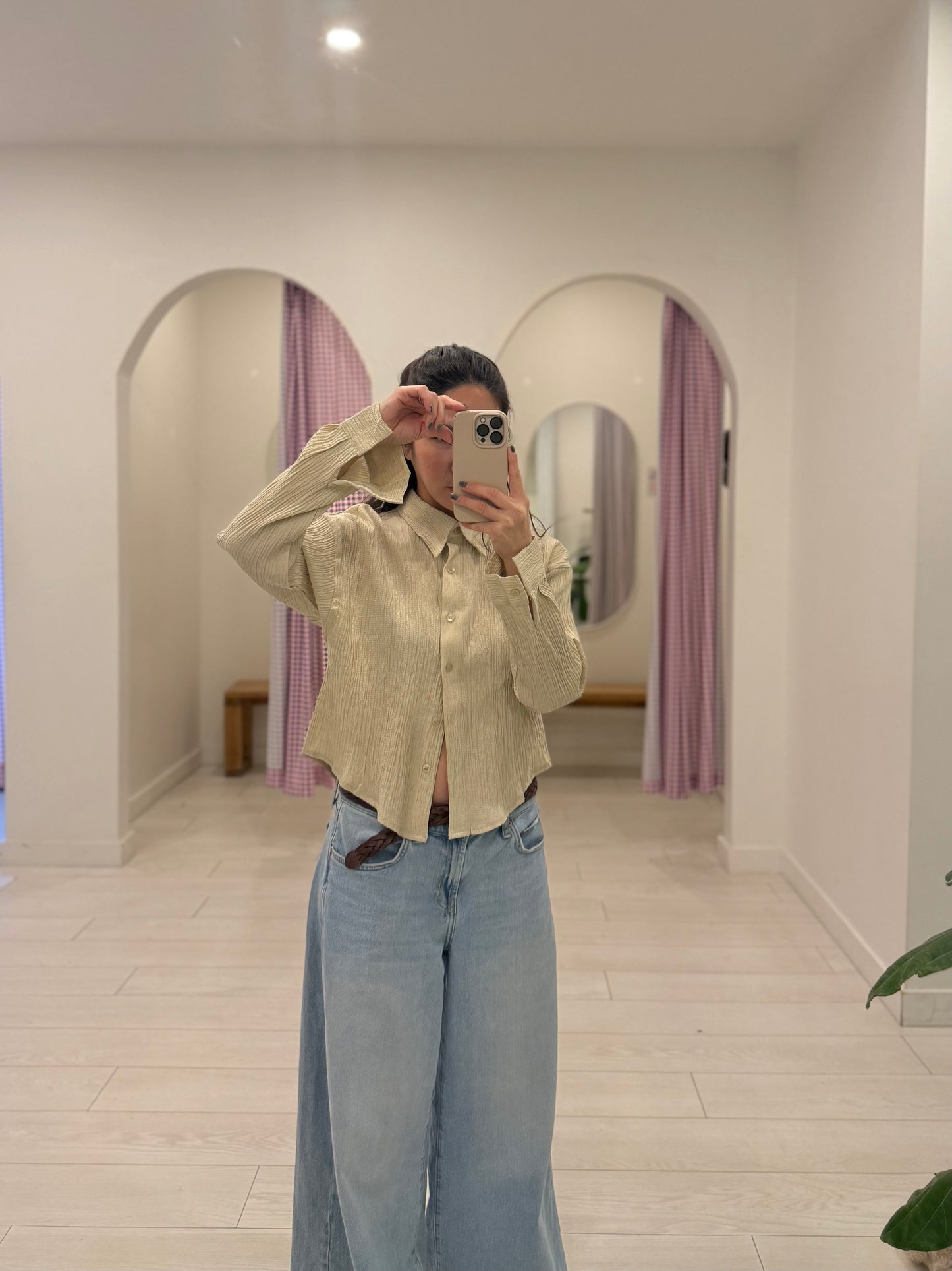 NEVER Textured shirt