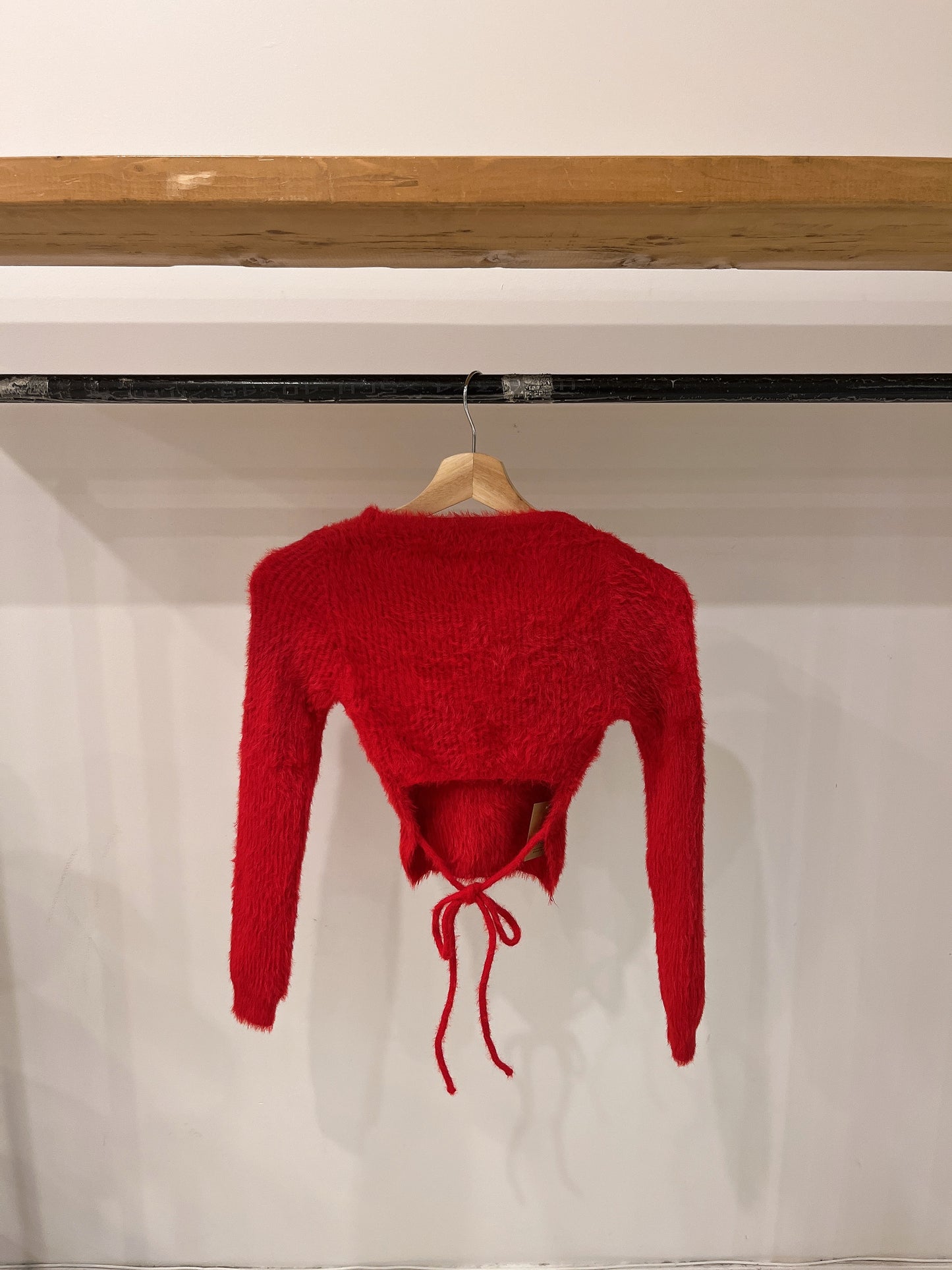 STAIR Backless angora top