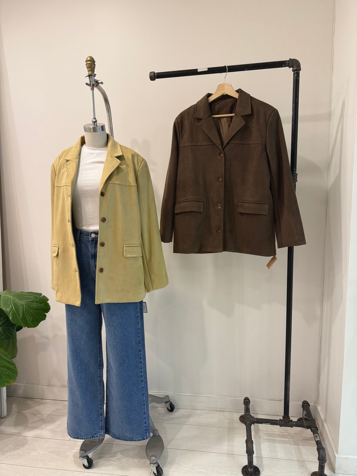 STEP Faux suede jacket