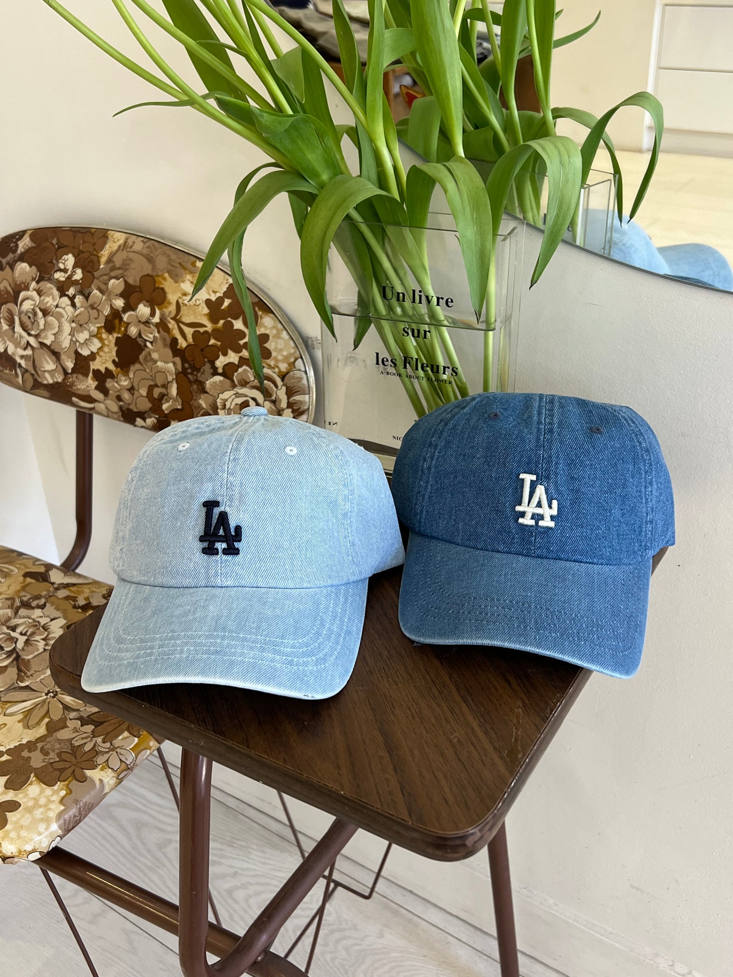 PILLA LA denim ball cap