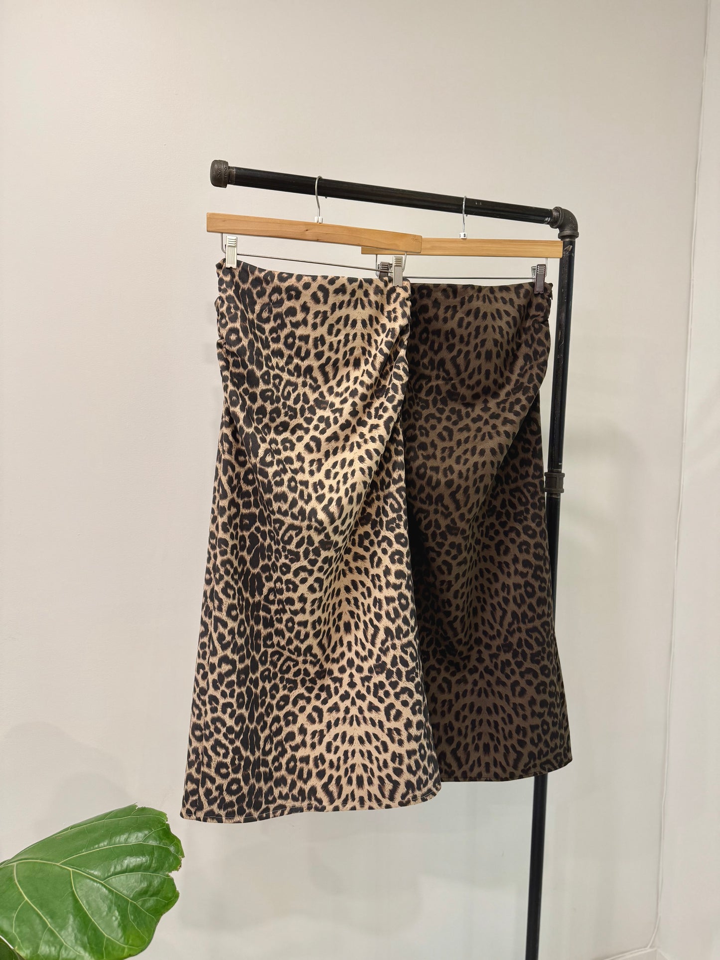EXIT Cheetah print maxi skirt