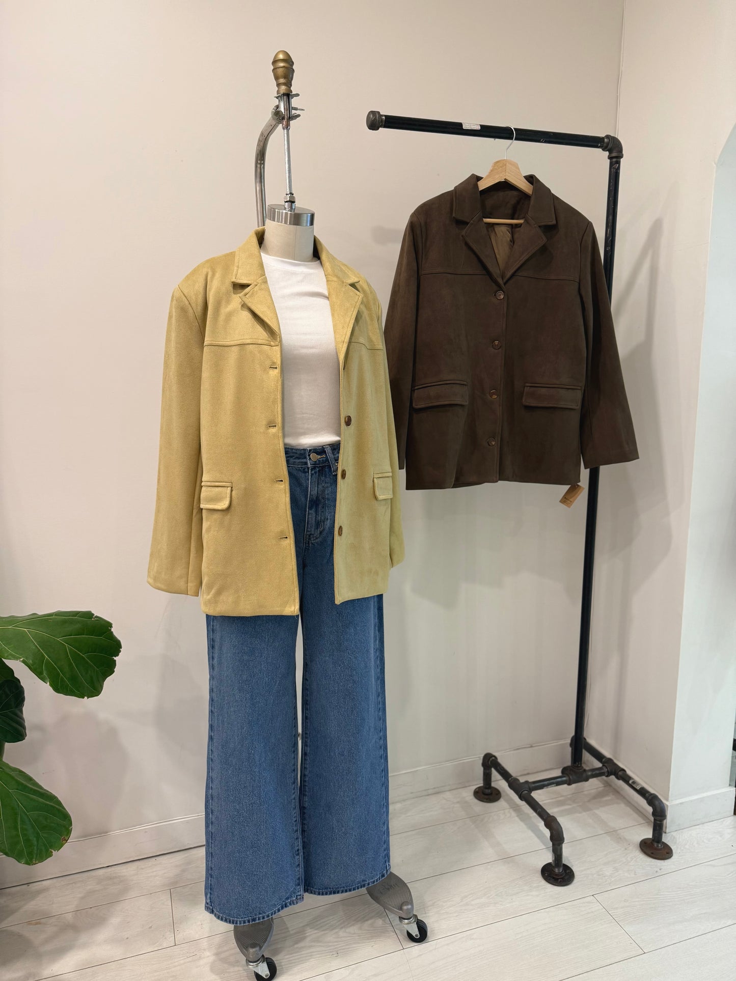 STEP Faux suede jacket