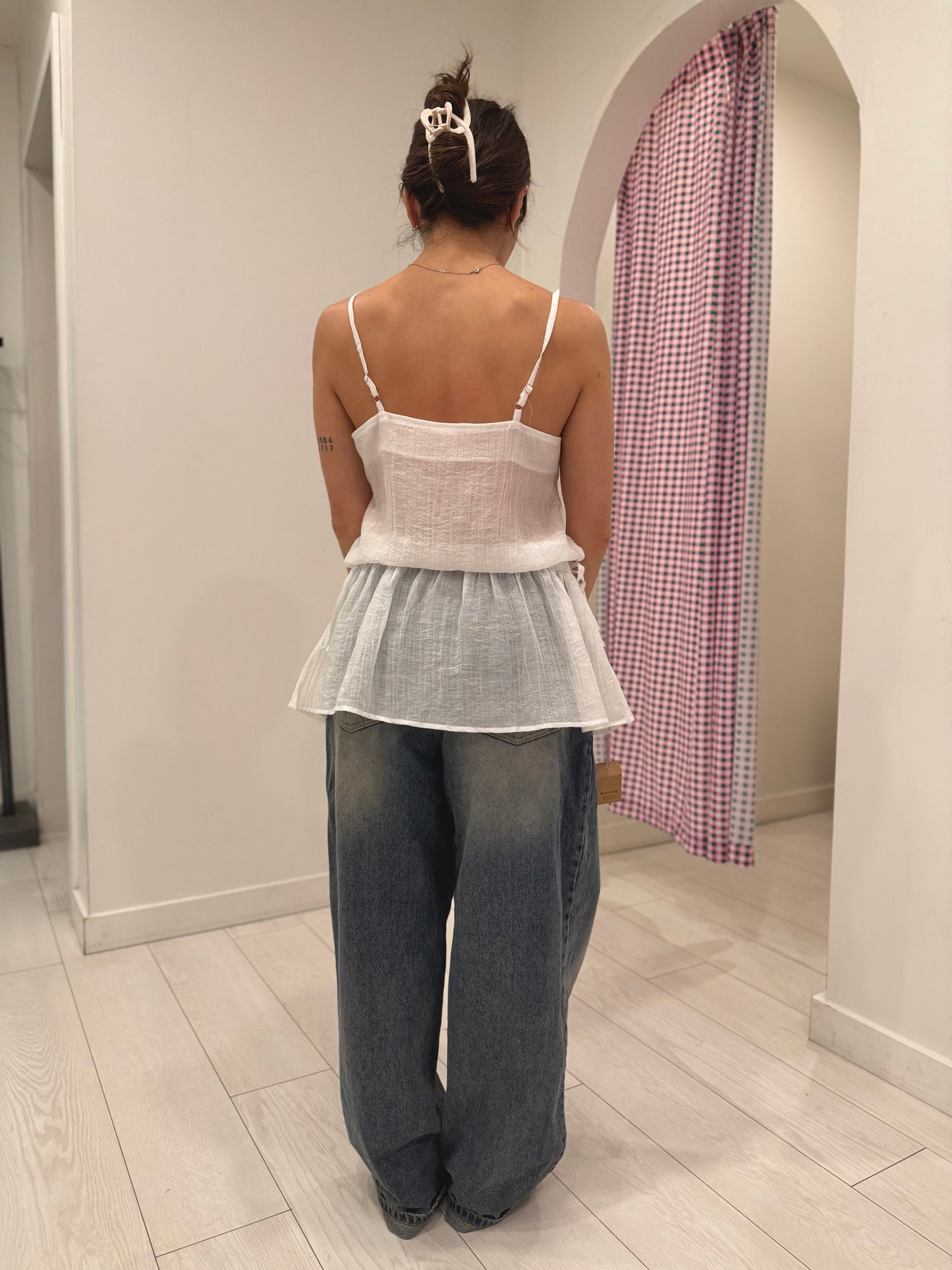 TRISTY Sheer tank dress