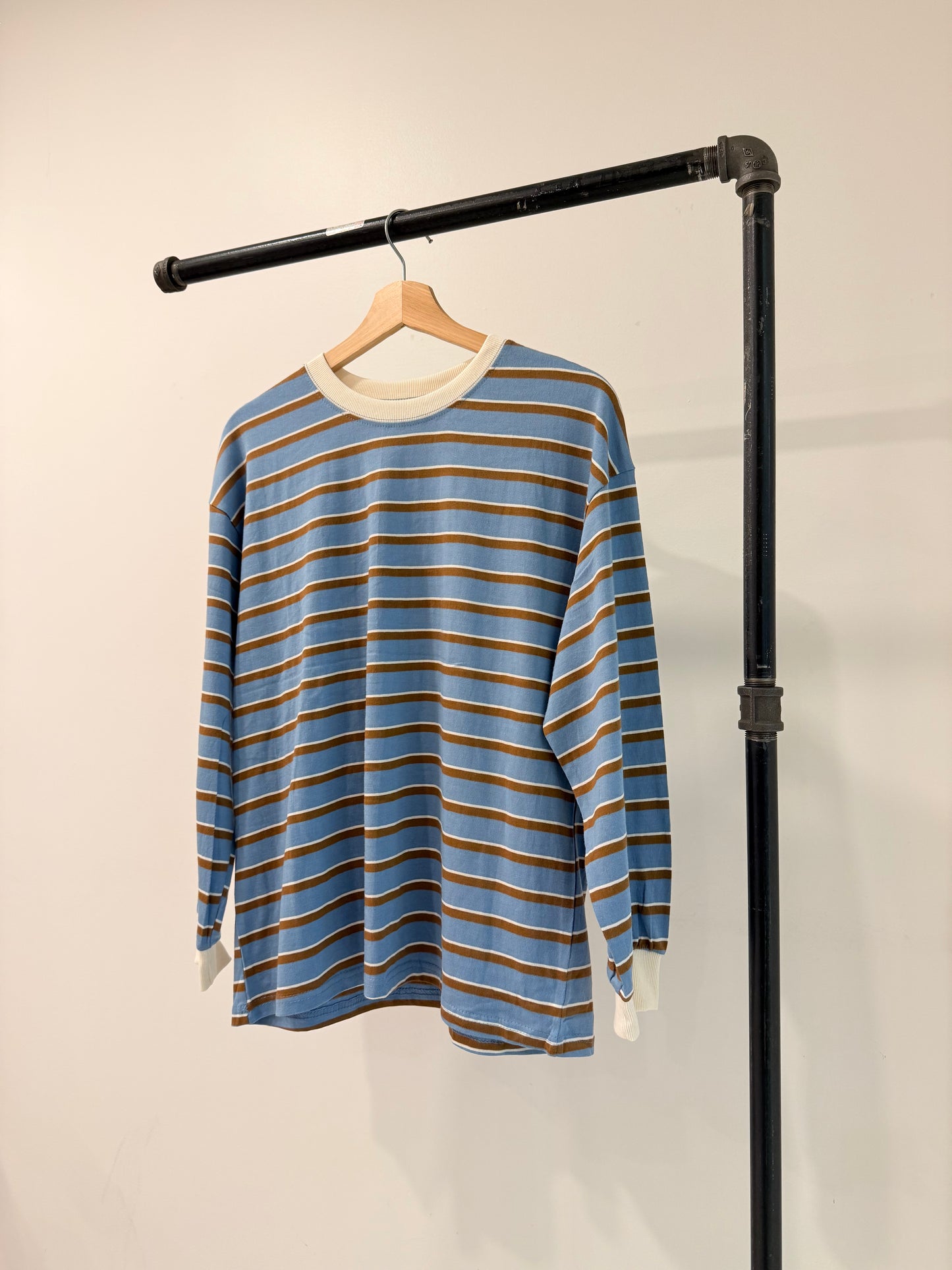 SUEDA Oversized striped tee