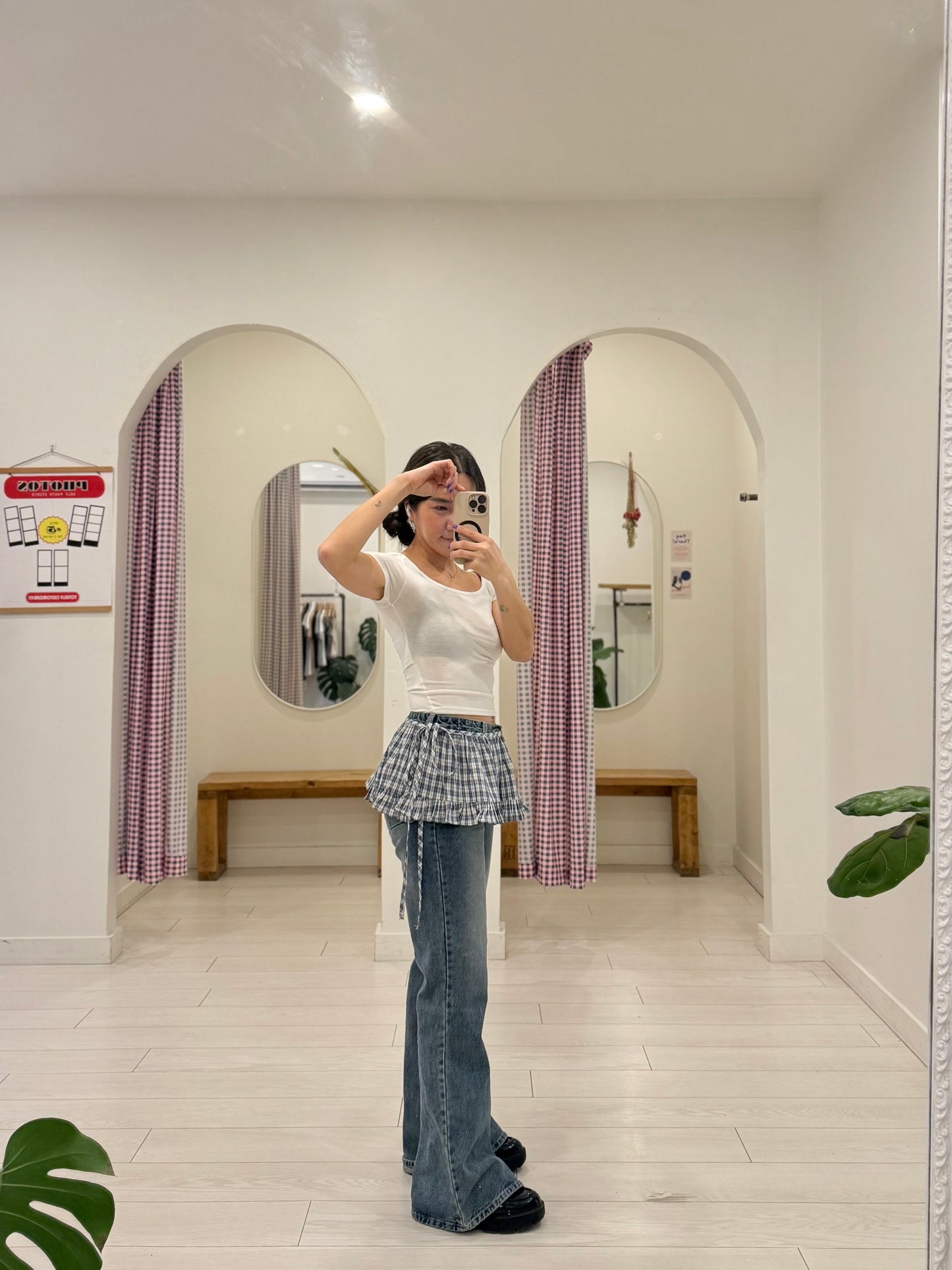 NAEL Micro overlay skirt