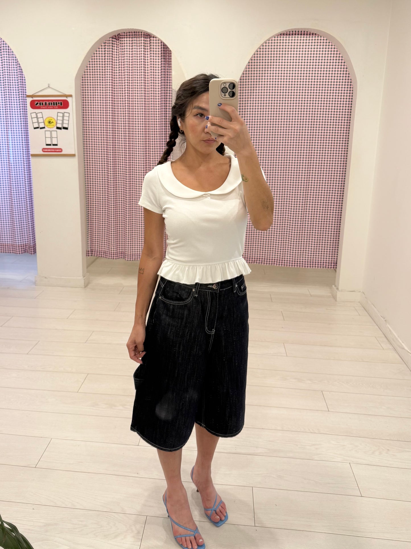 BODA Peterpan collar top