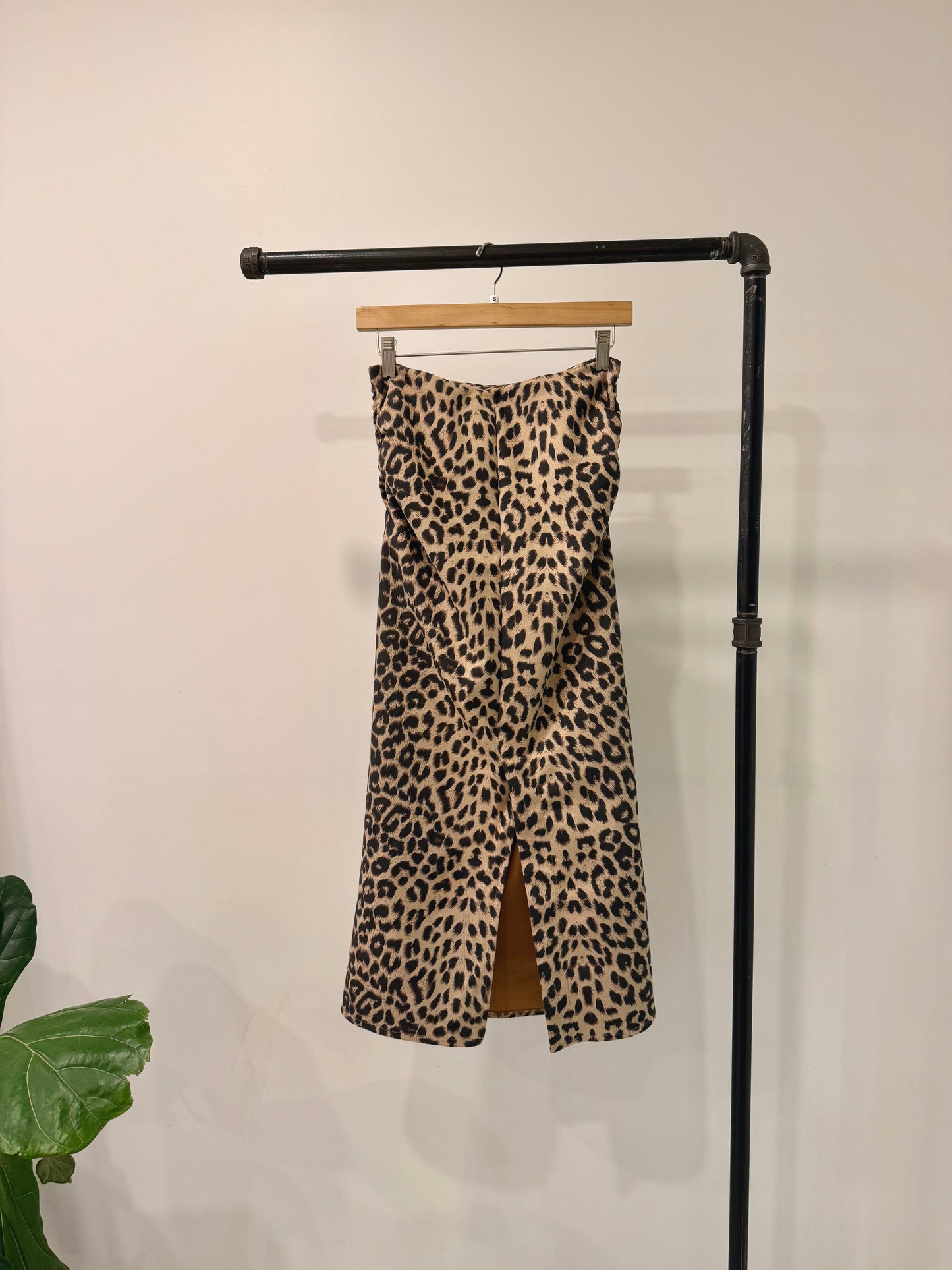 EXIT Cheetah print maxi skirt