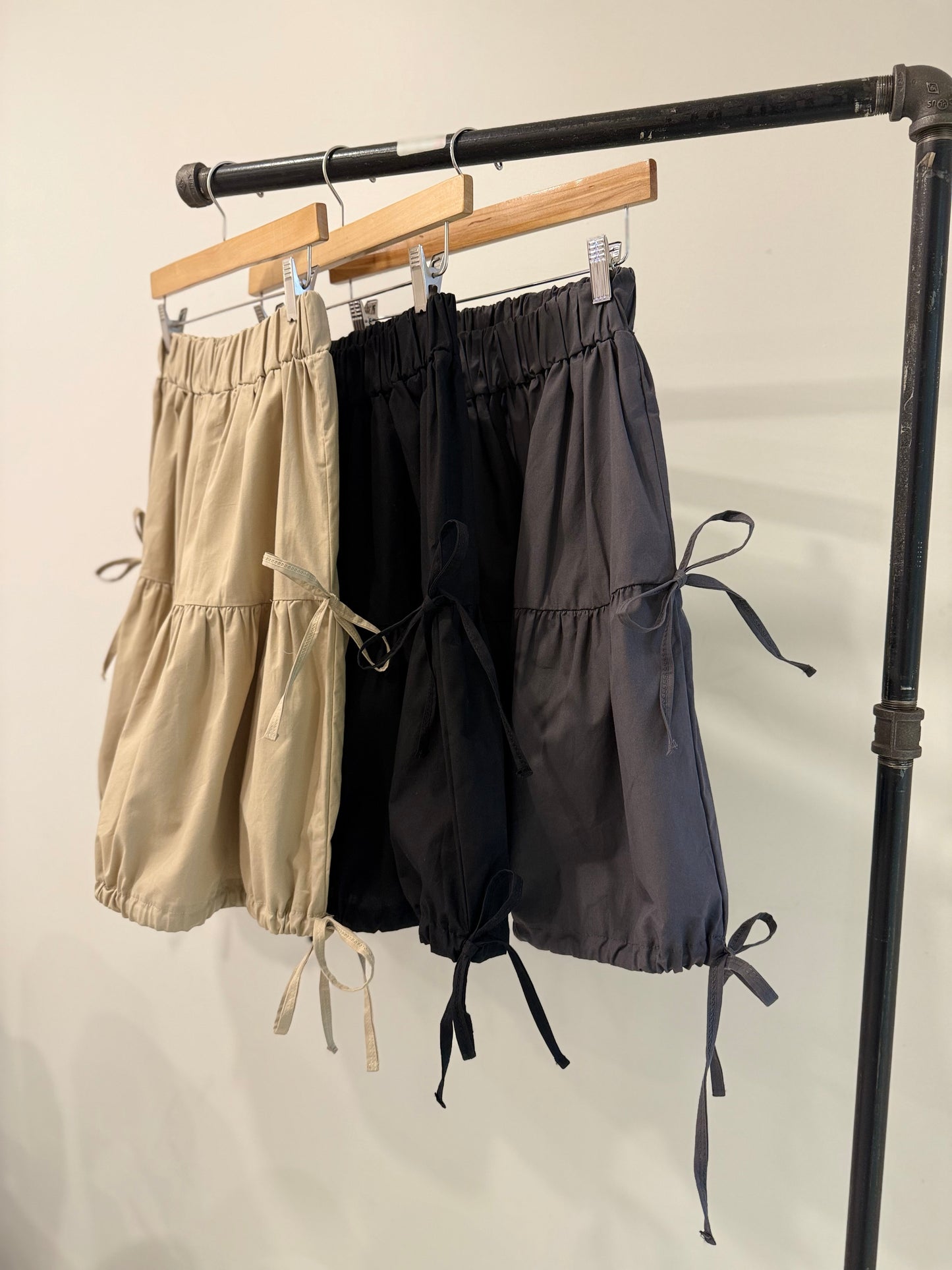 WENJY Midi ribbon skirt