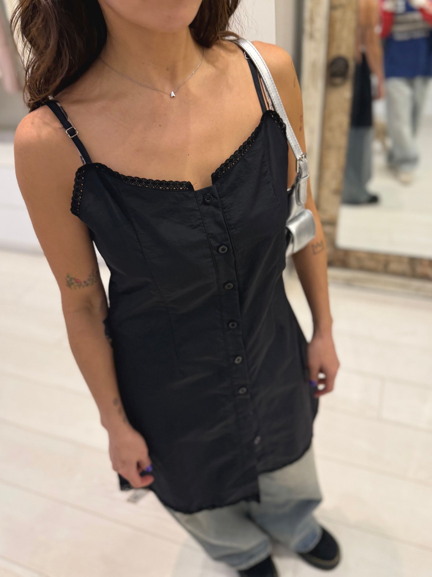 TASHA Lace button up dress