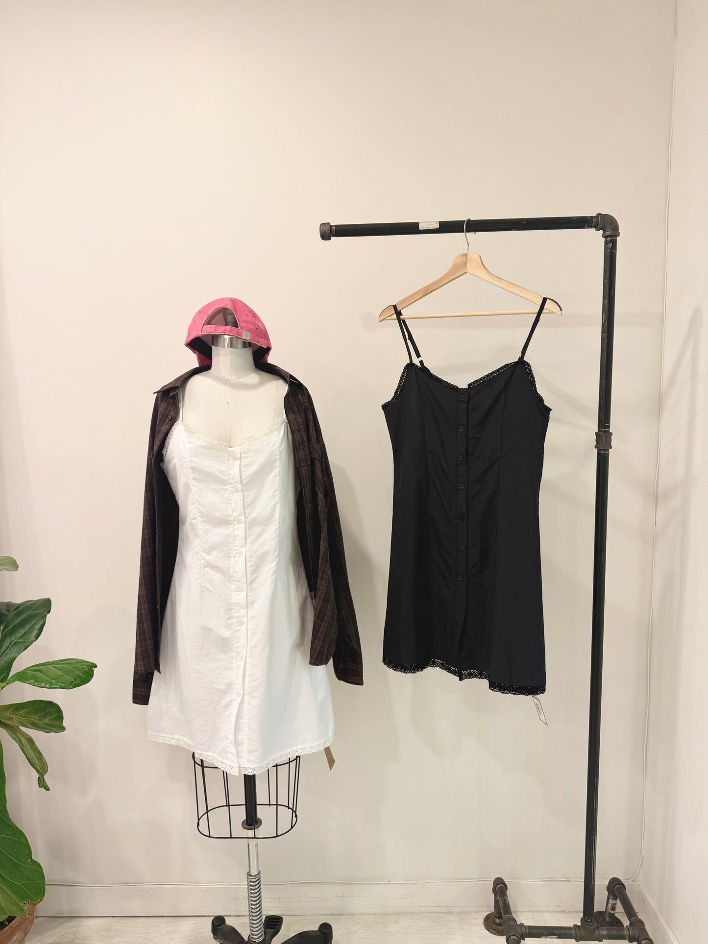 TASHA Lace button up dress