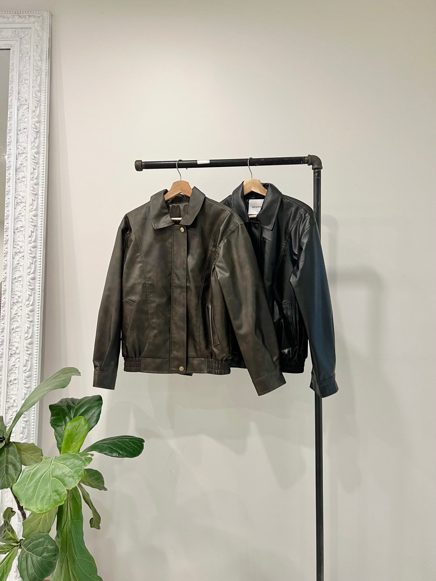 FIGA Vegan leather bomber