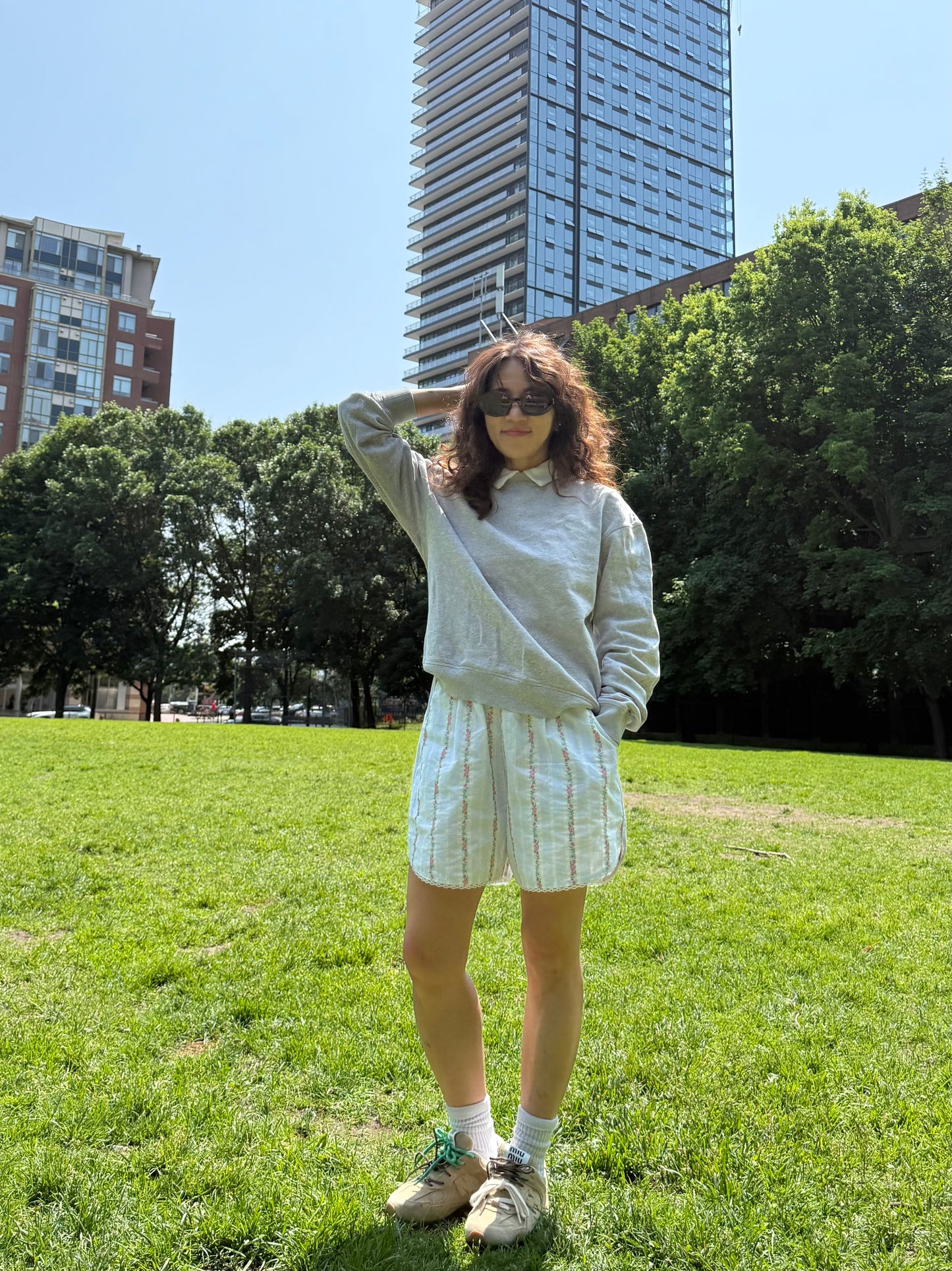 SOFIA Floral summer shorts