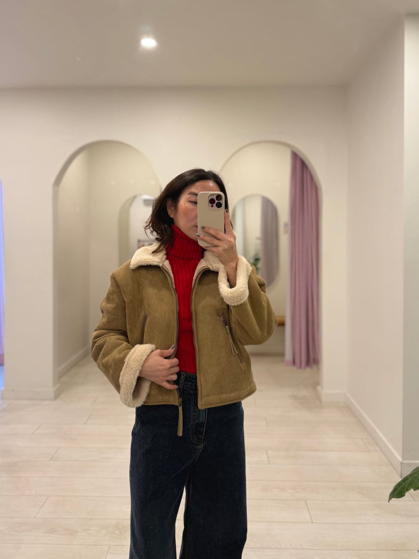 NART Ribbed turtleneck tanktop