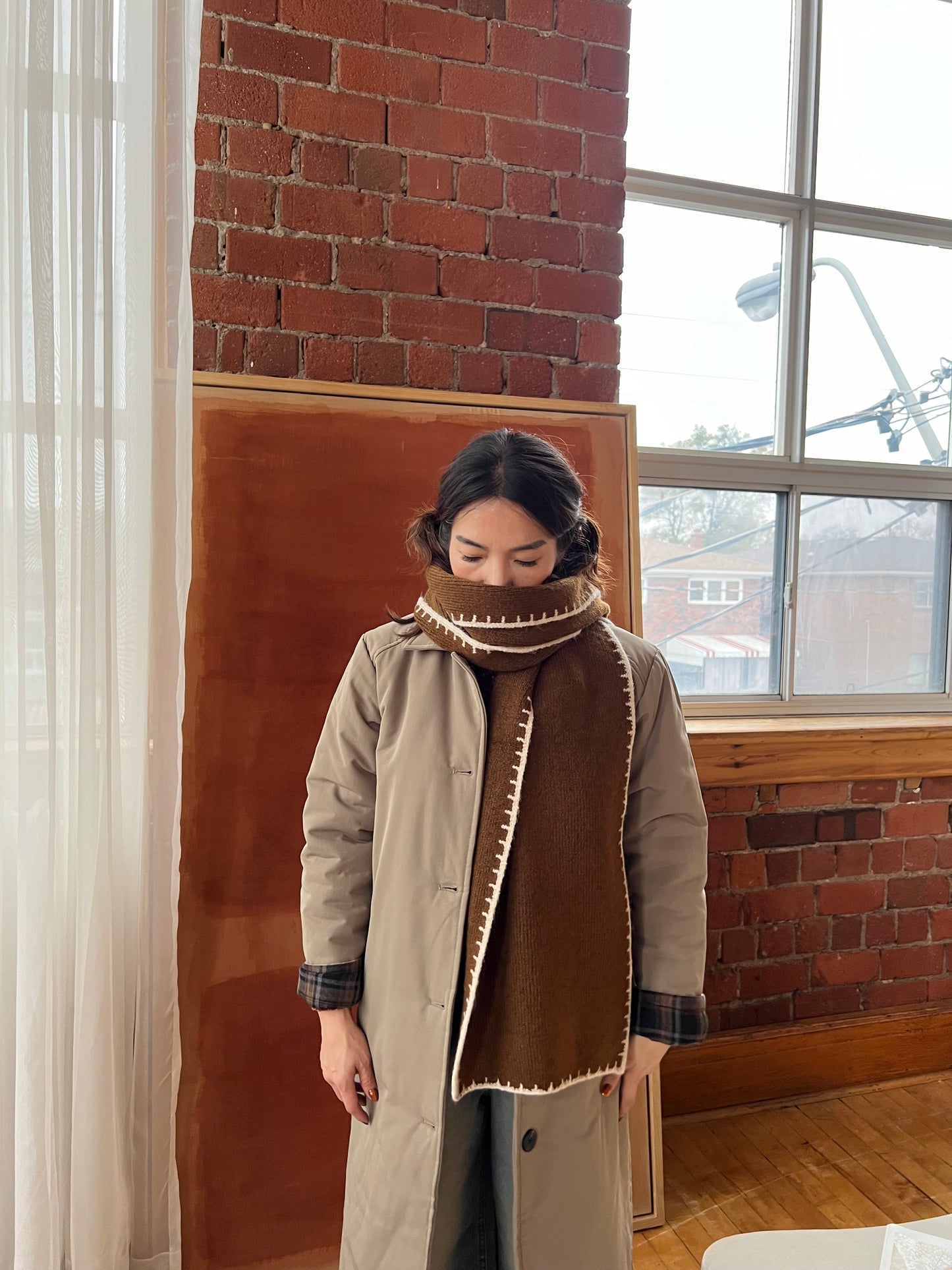 WINFRY Stitch scarf