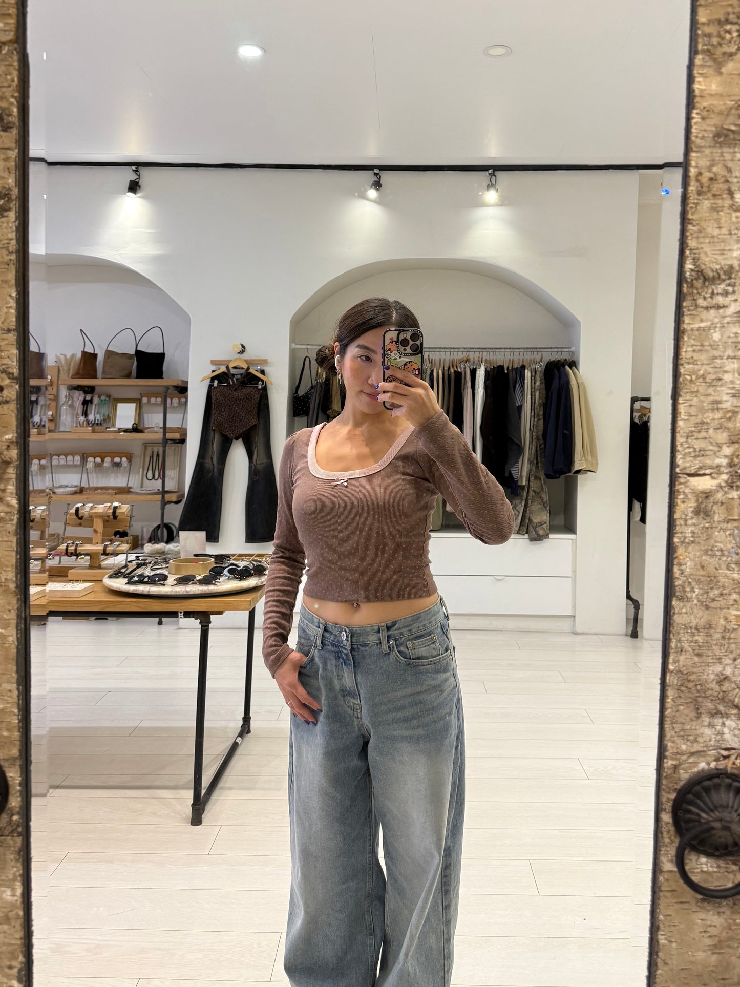 JOYCE Long sleeve slim tee