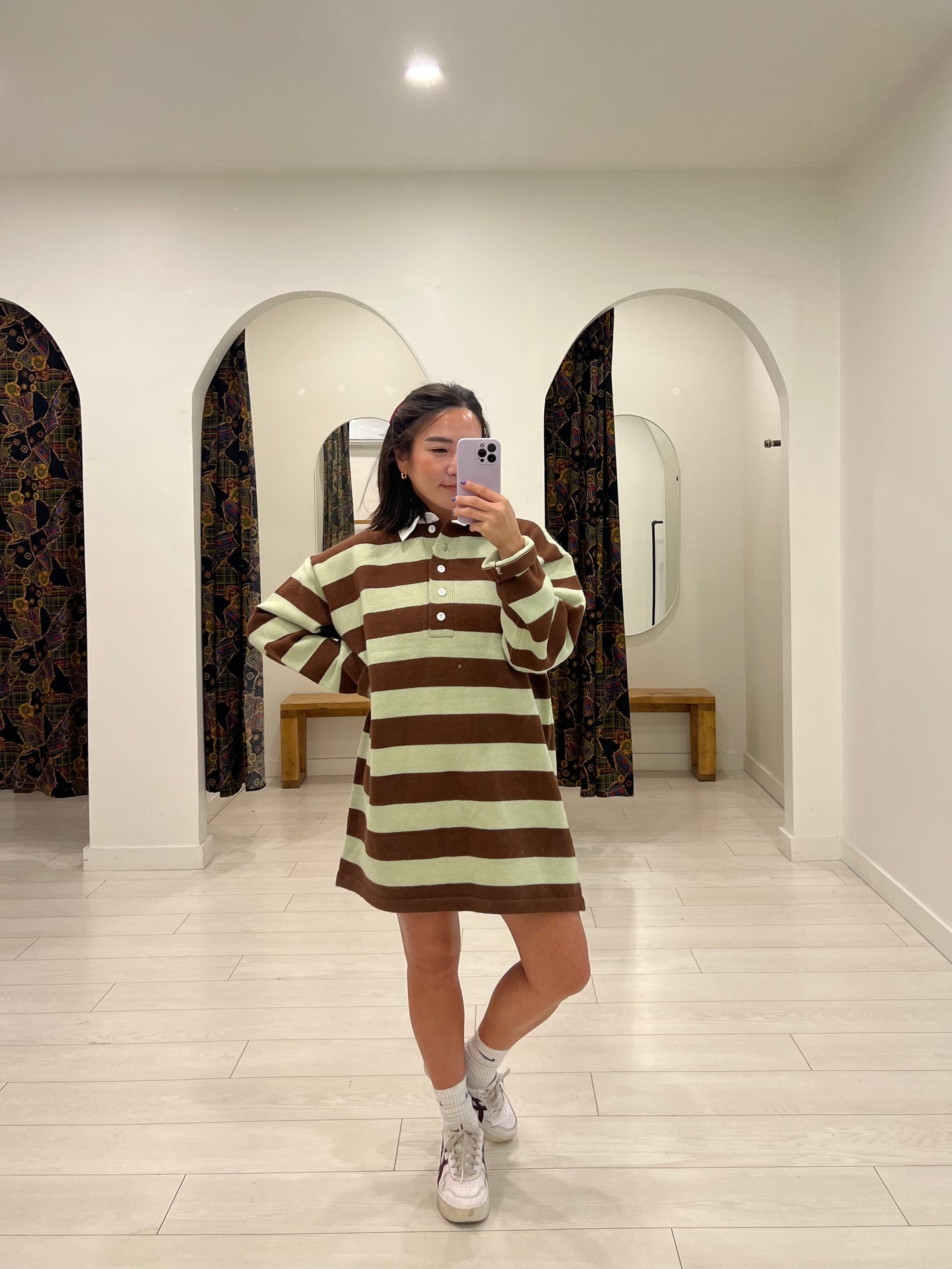 LENAS Oversized mini dress