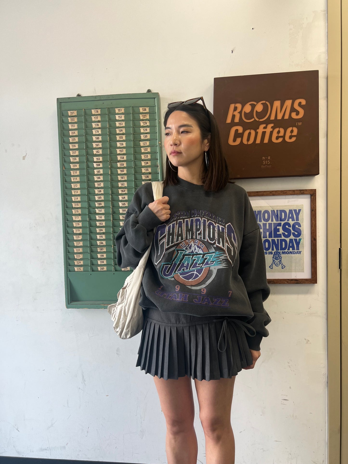JENNA Pleated mini skirt