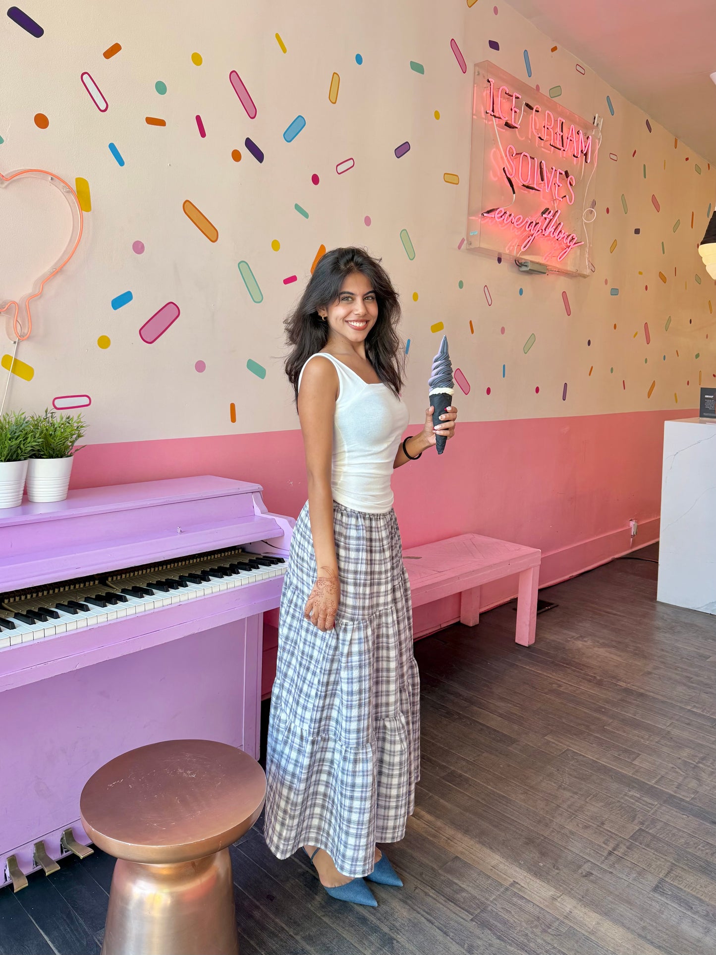 AMIRA Square-neck top