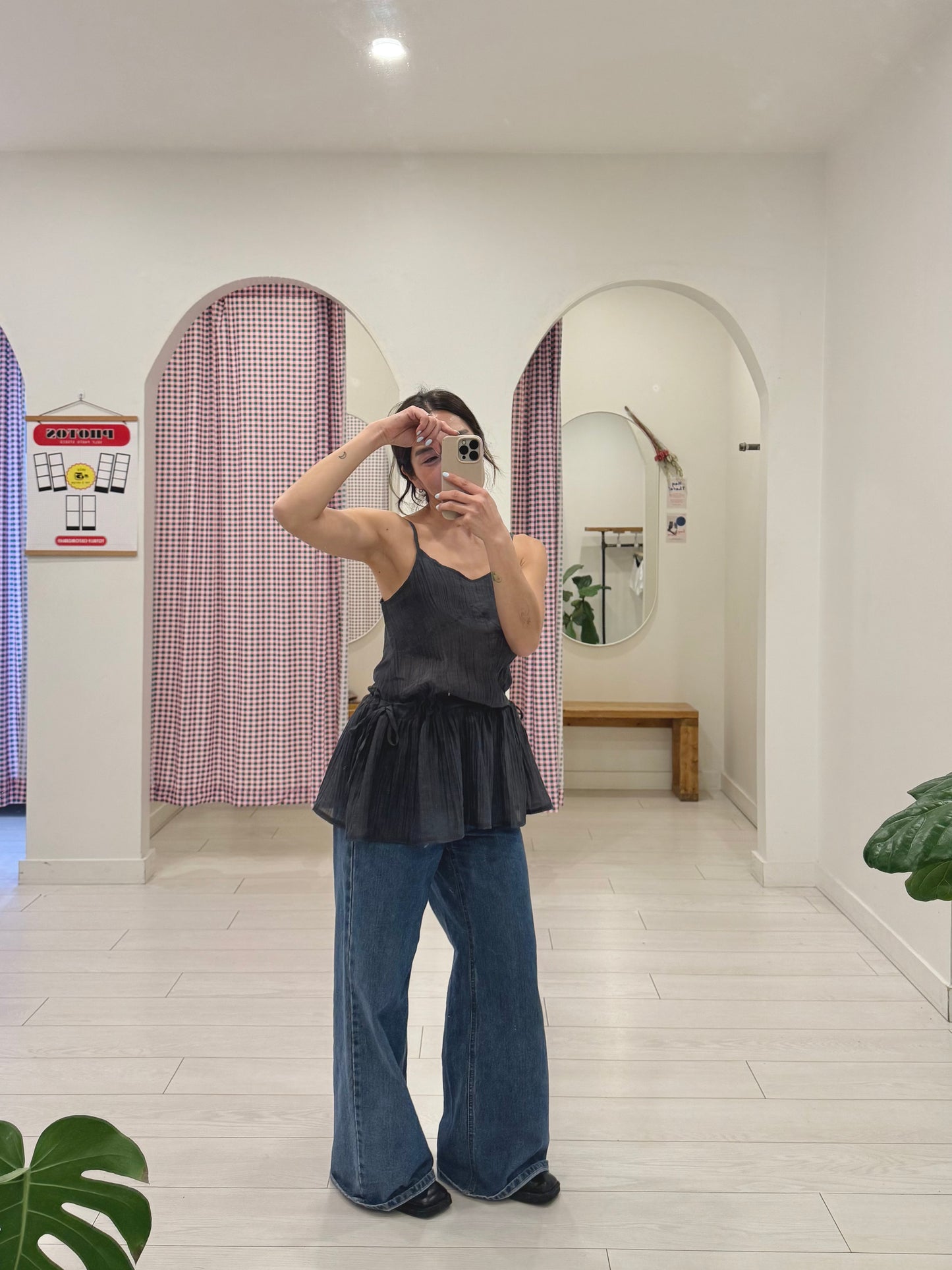 TRISTY Sheer tank dress