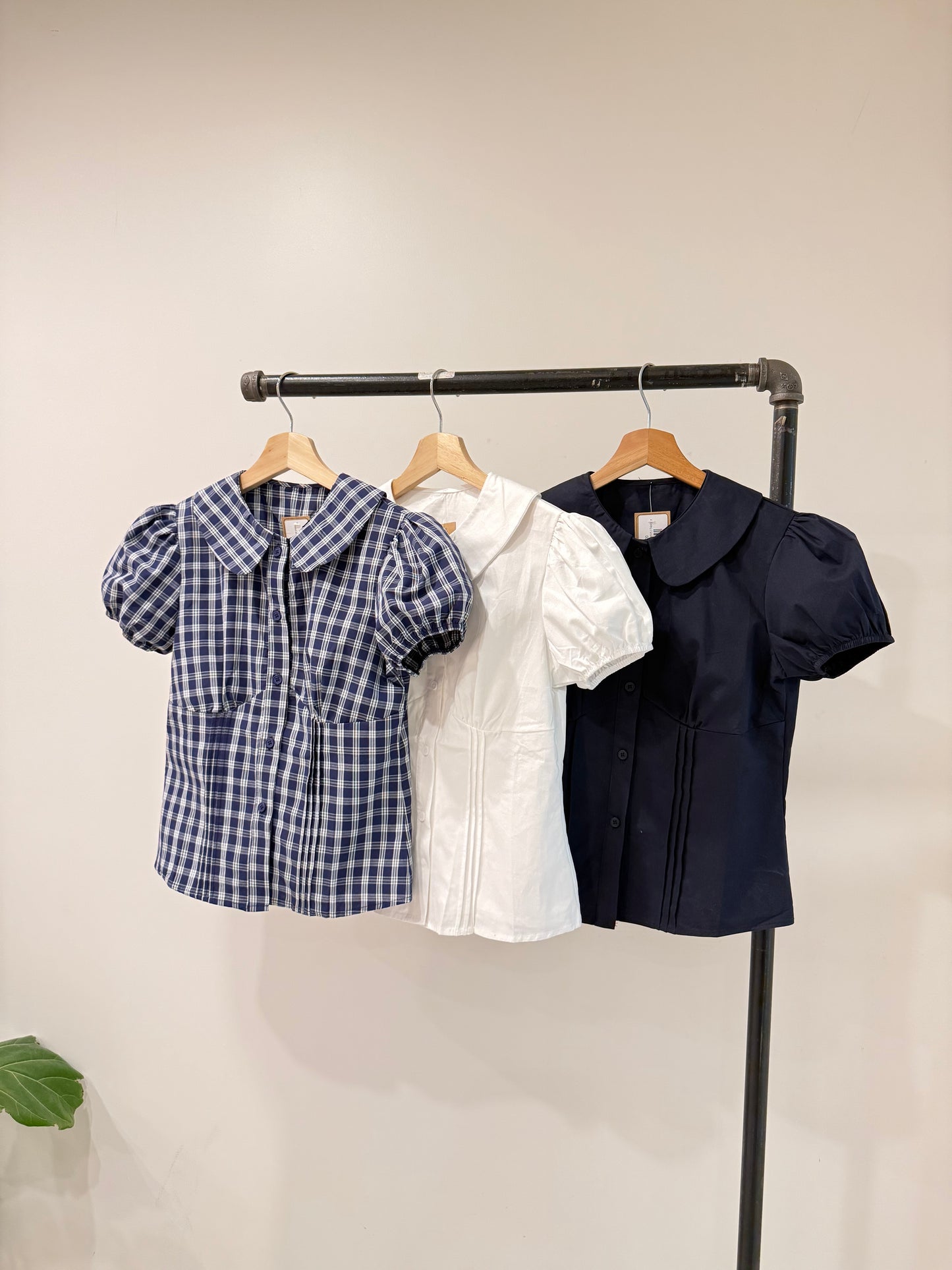 CALLIE Pintuck shirt