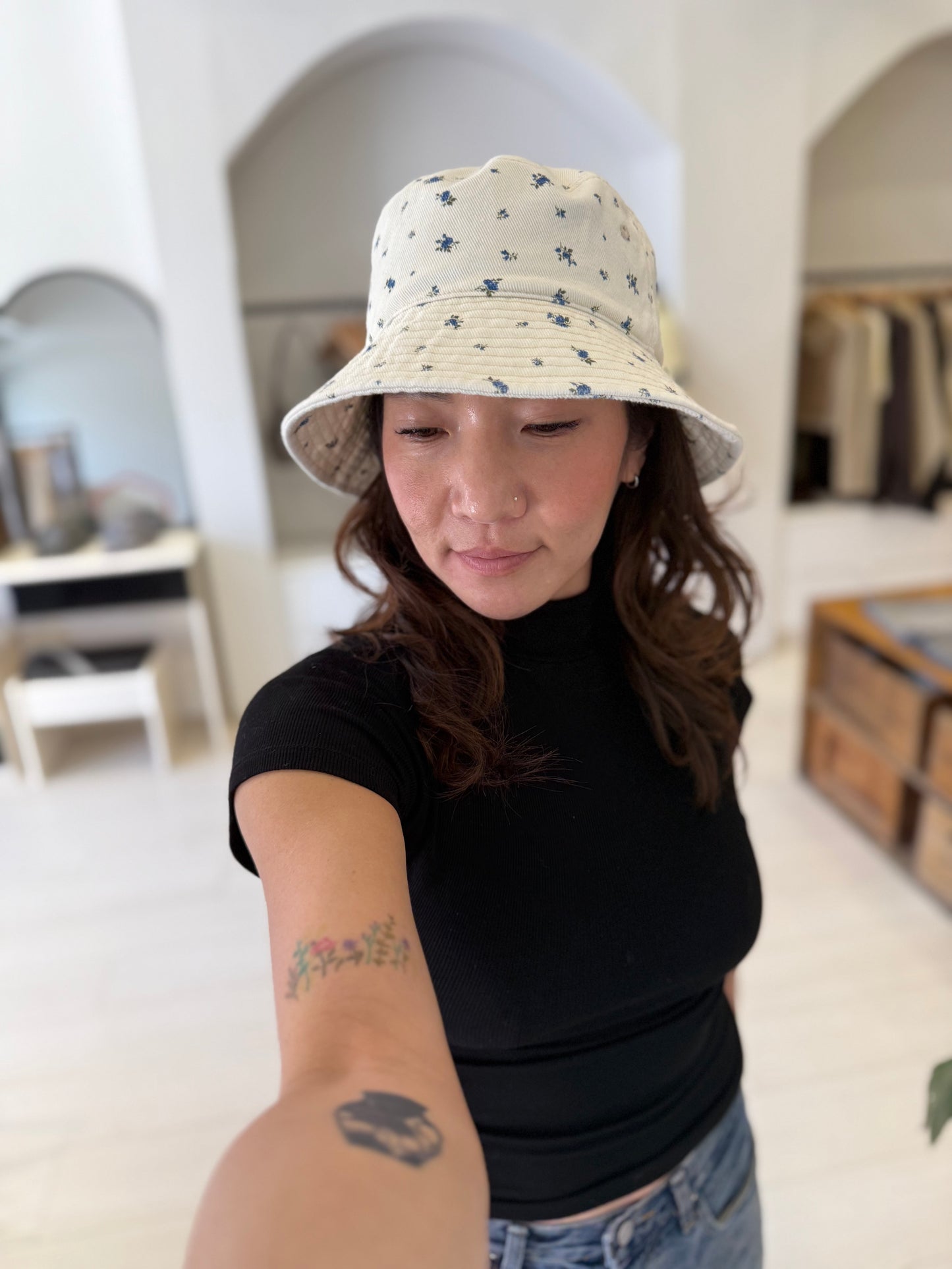 SISI Floral bucket hat