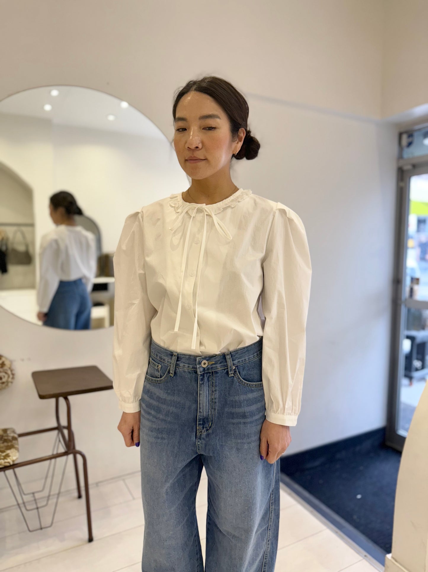 RONNO Tie blouse
