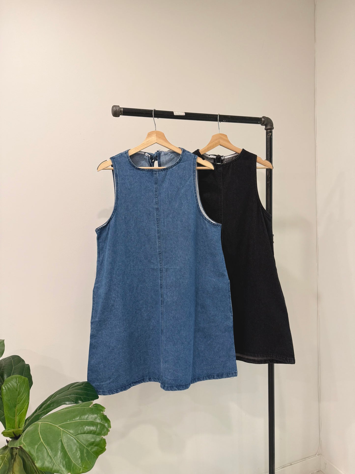 NESSON Denim mini dress