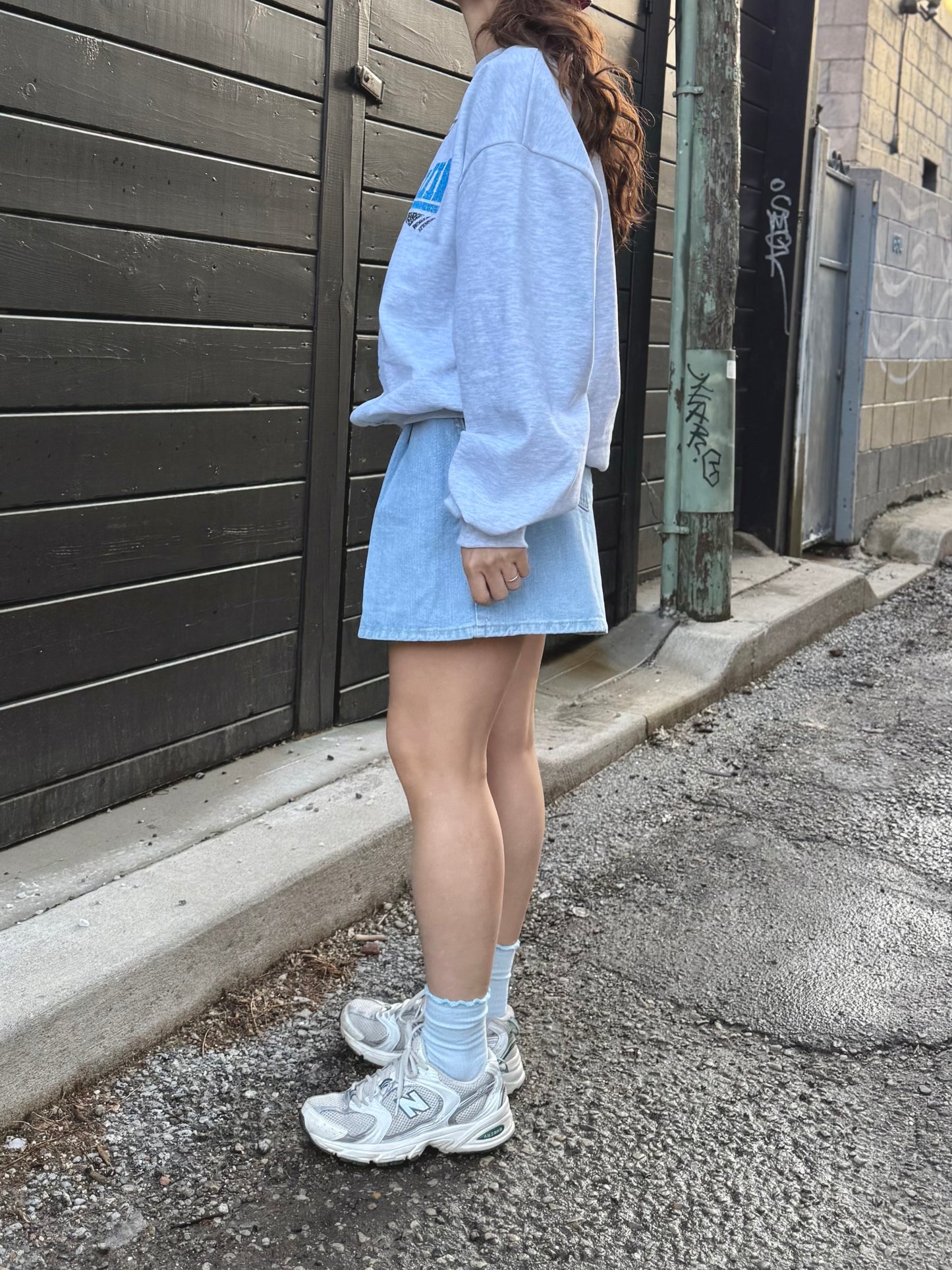 NABY Pleated jean shorts