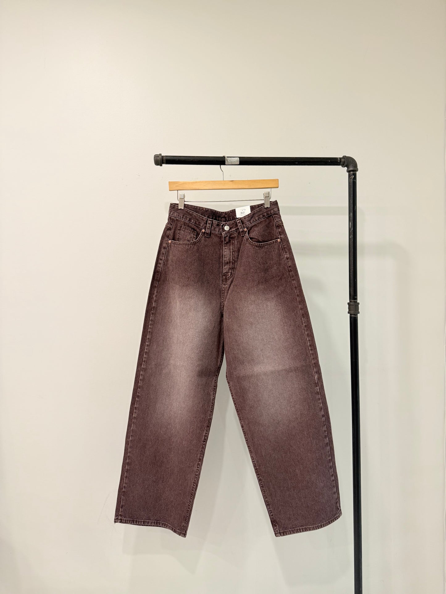 FIRE Stripe textured jeans