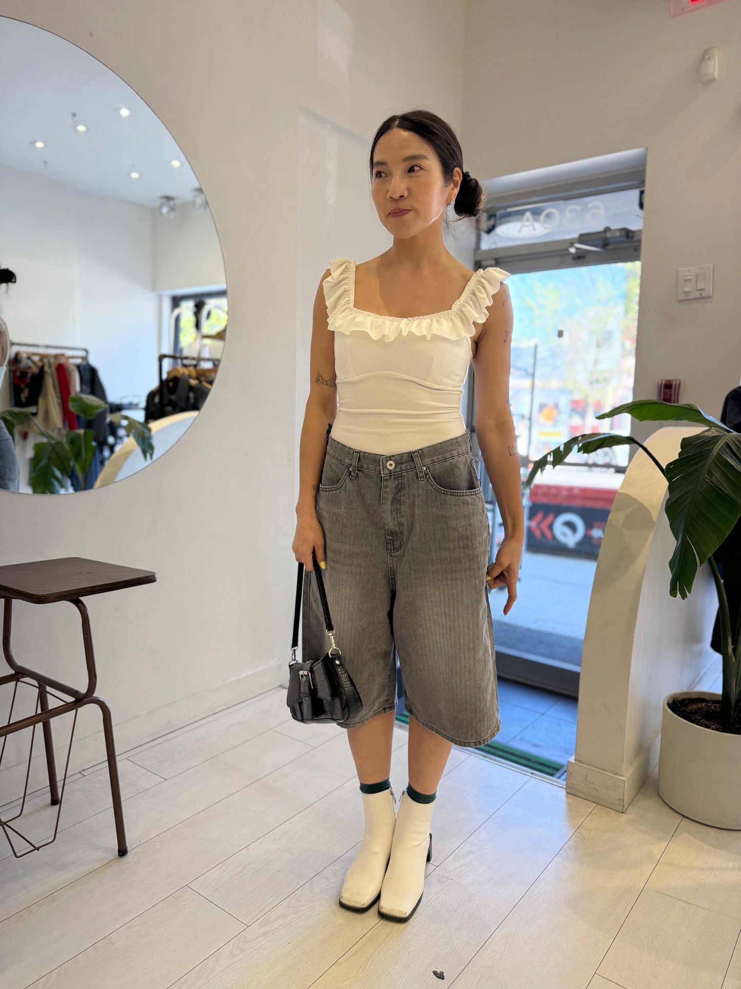 POZE Ruffle tank top