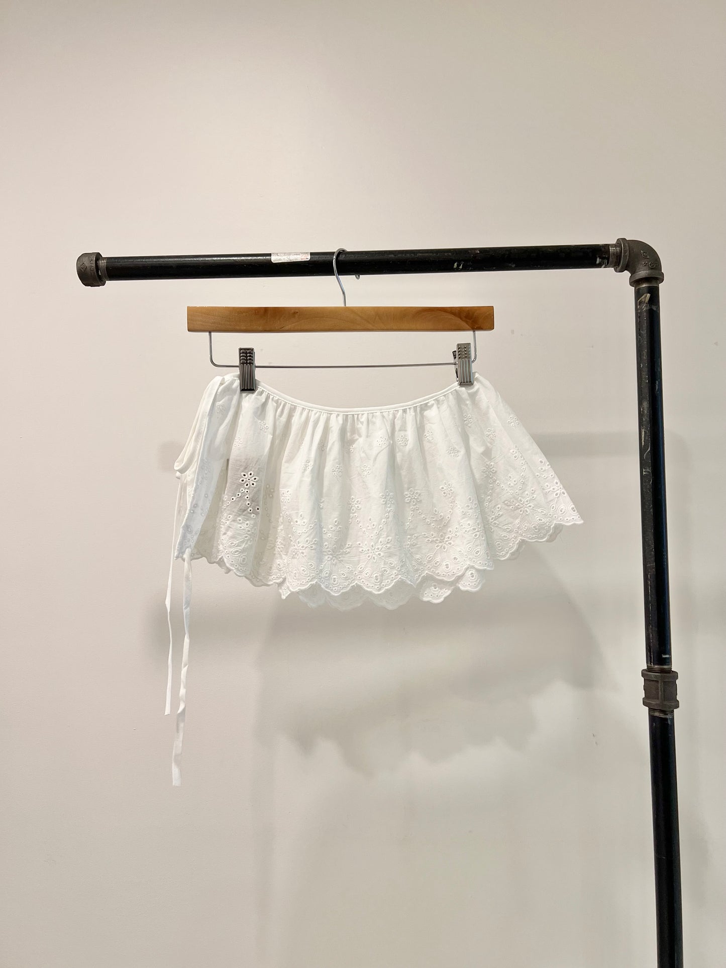 BINNIE Overlay micro skirt