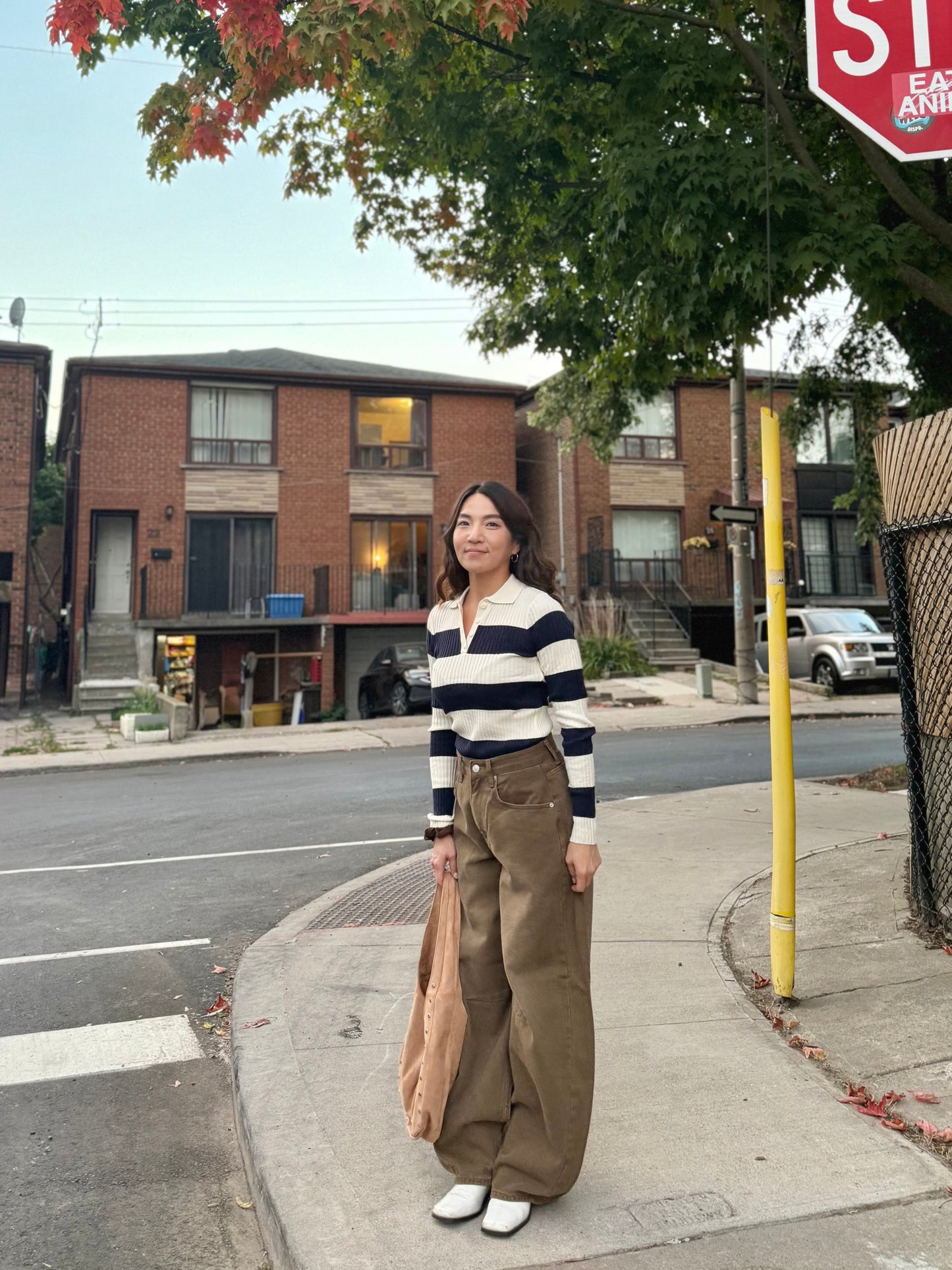 HERA Fitted striped knit