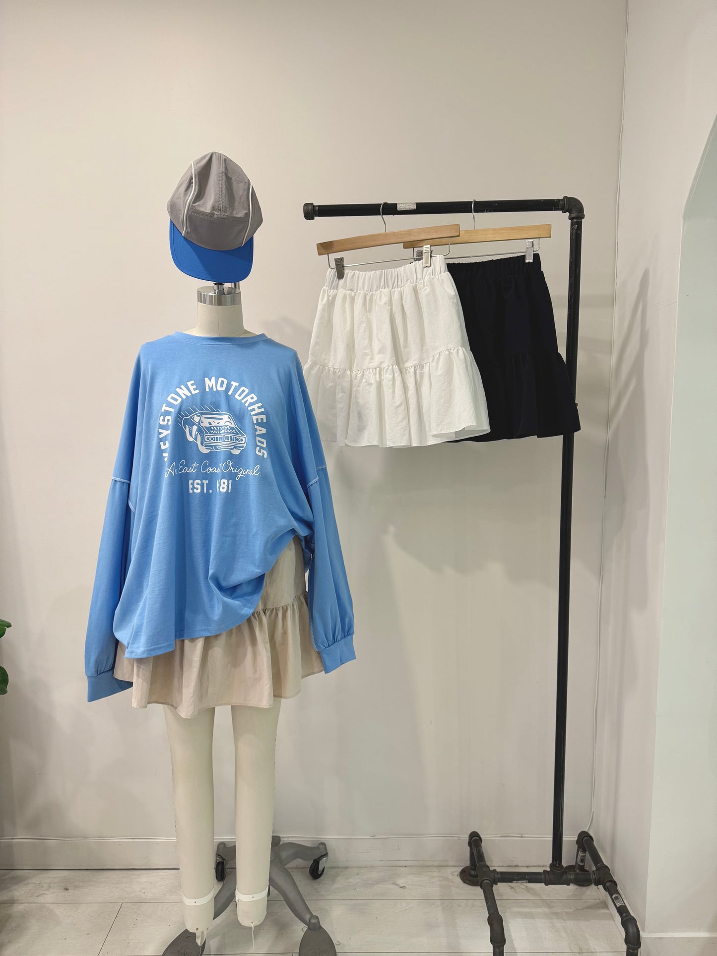 CELLO Tiered mini skirt