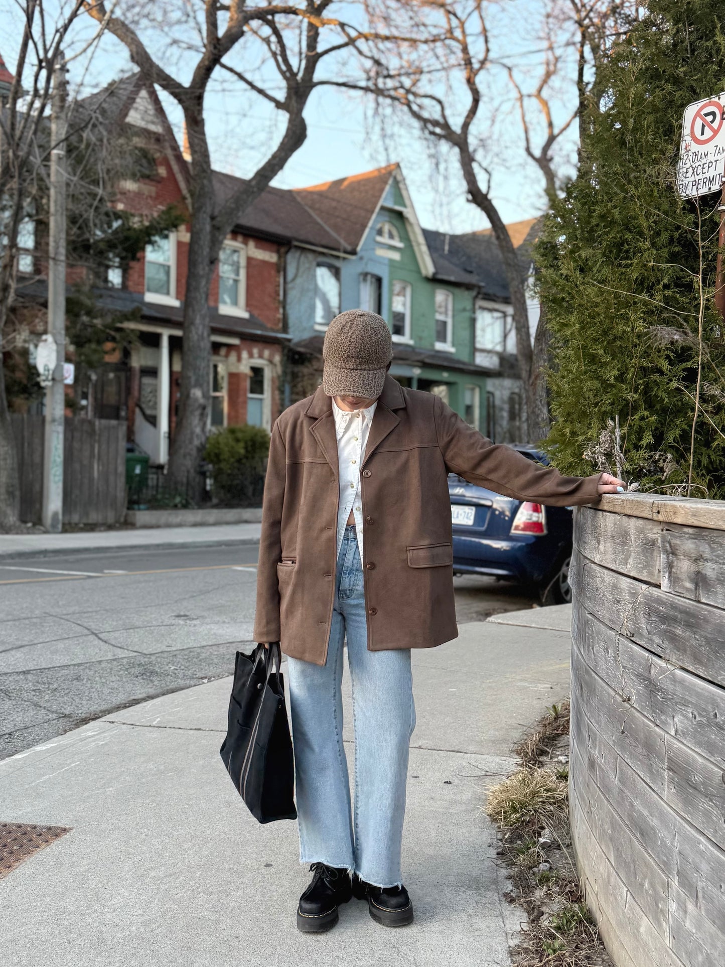 STEP Faux suede jacket