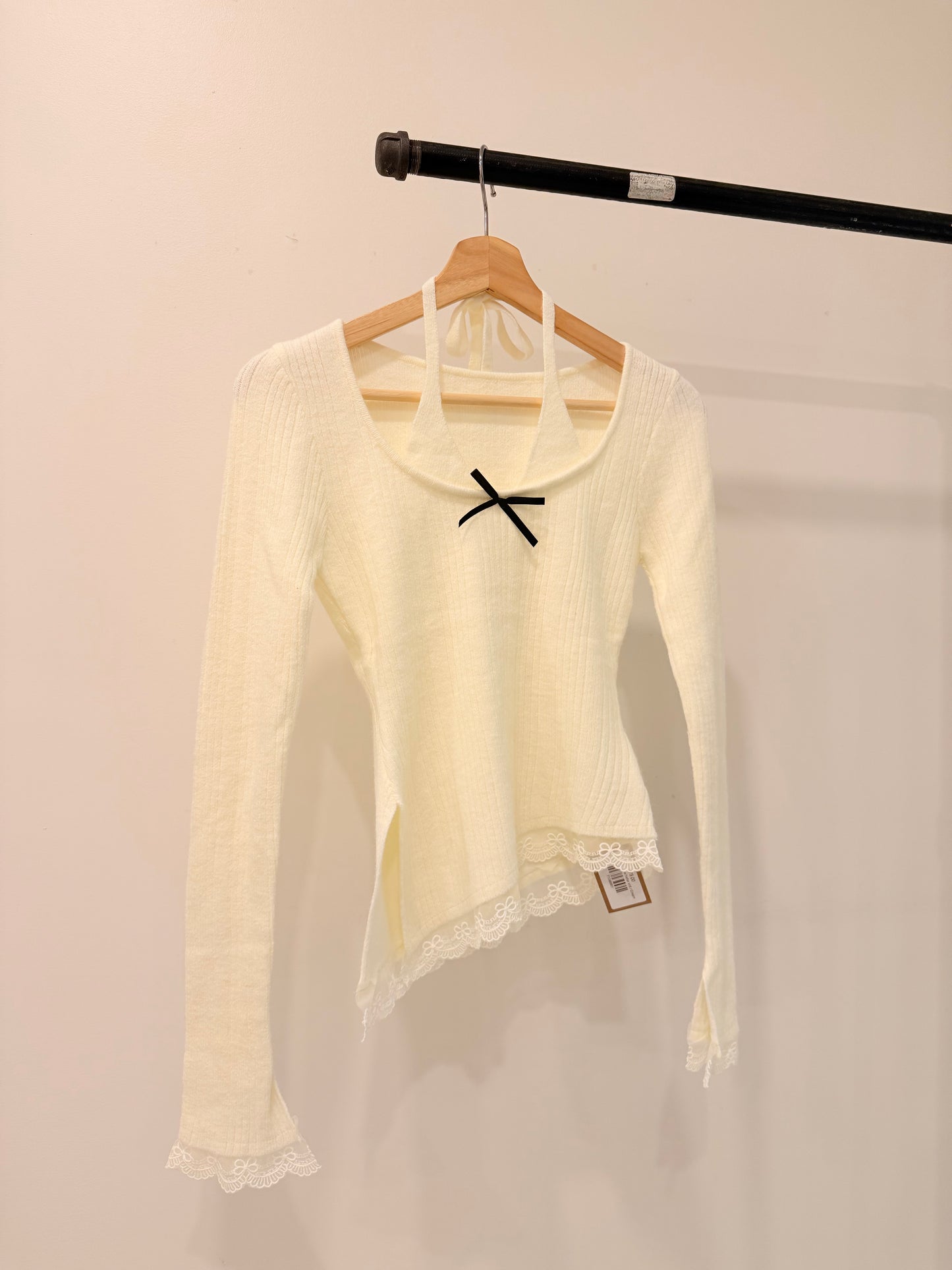 ROMMIE Bow halter knit