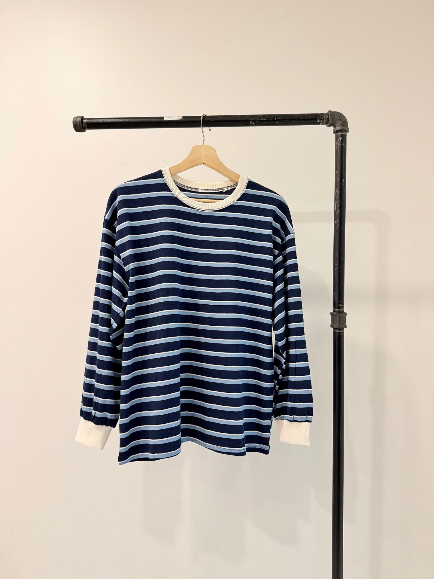 SUEDA Oversized striped tee