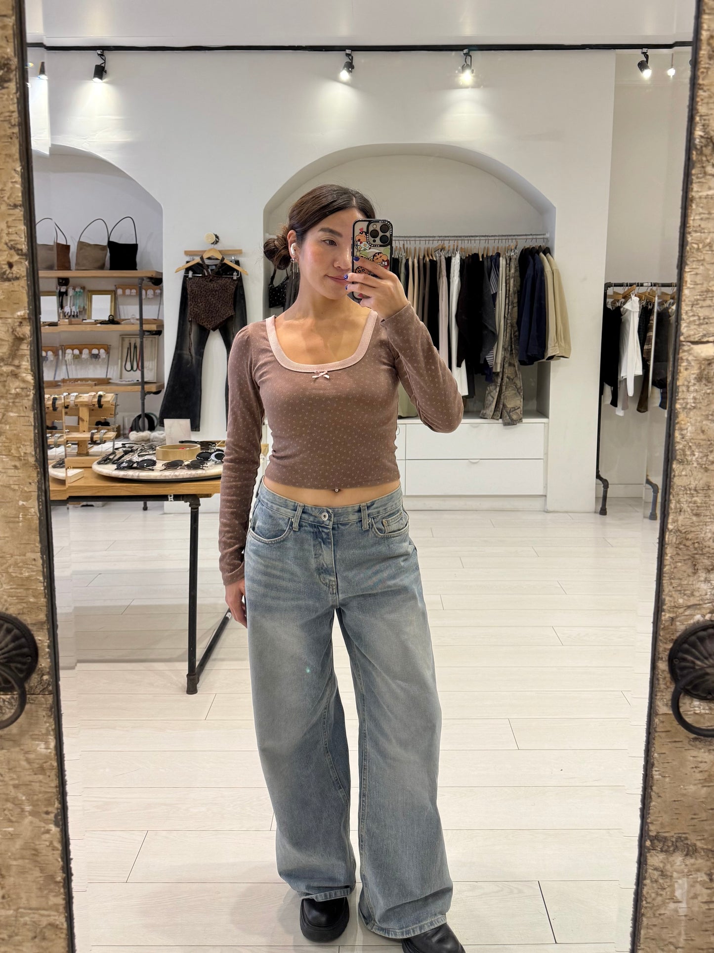 JOYCE Long sleeve slim tee