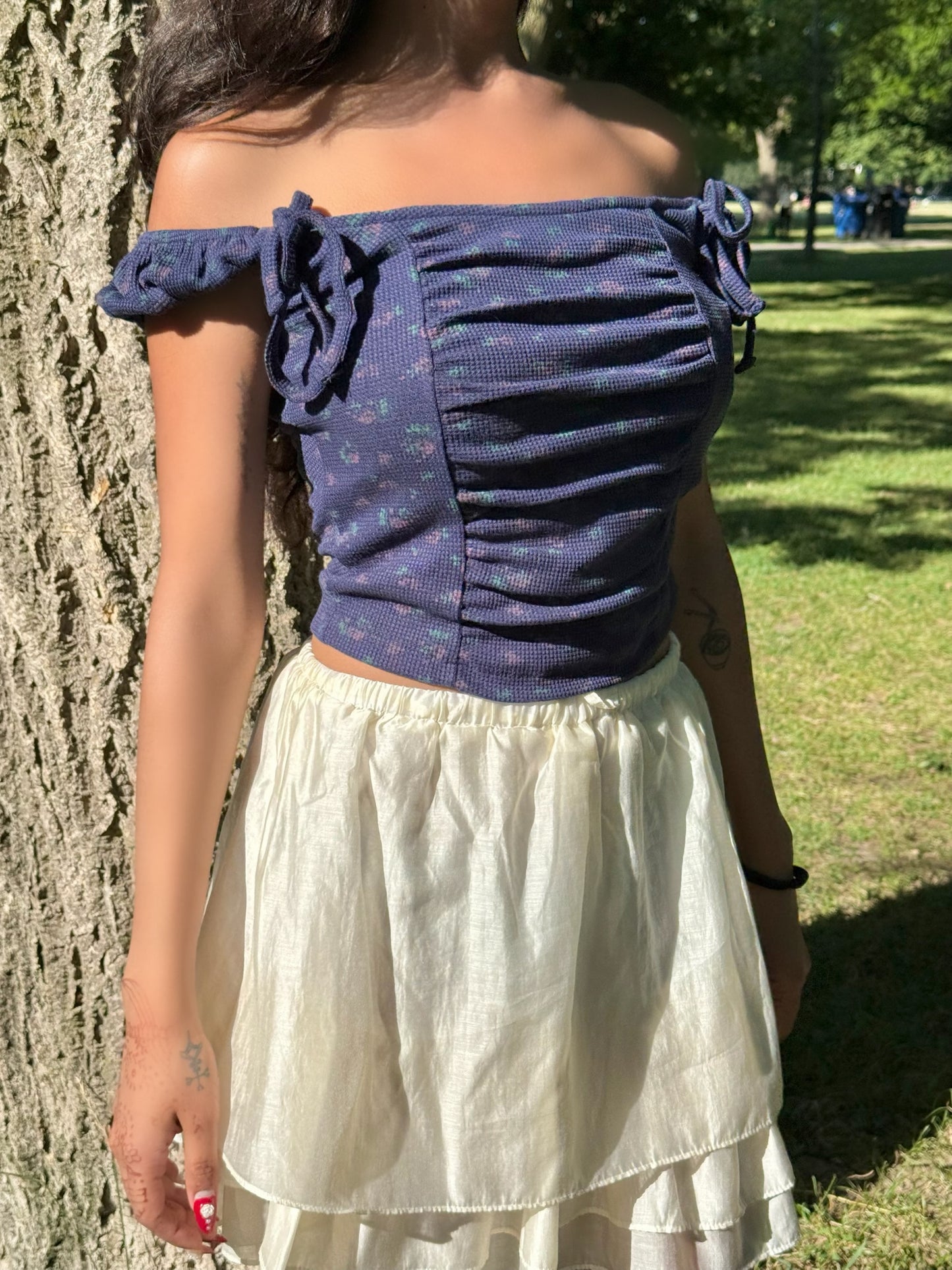 PENS Floral print top