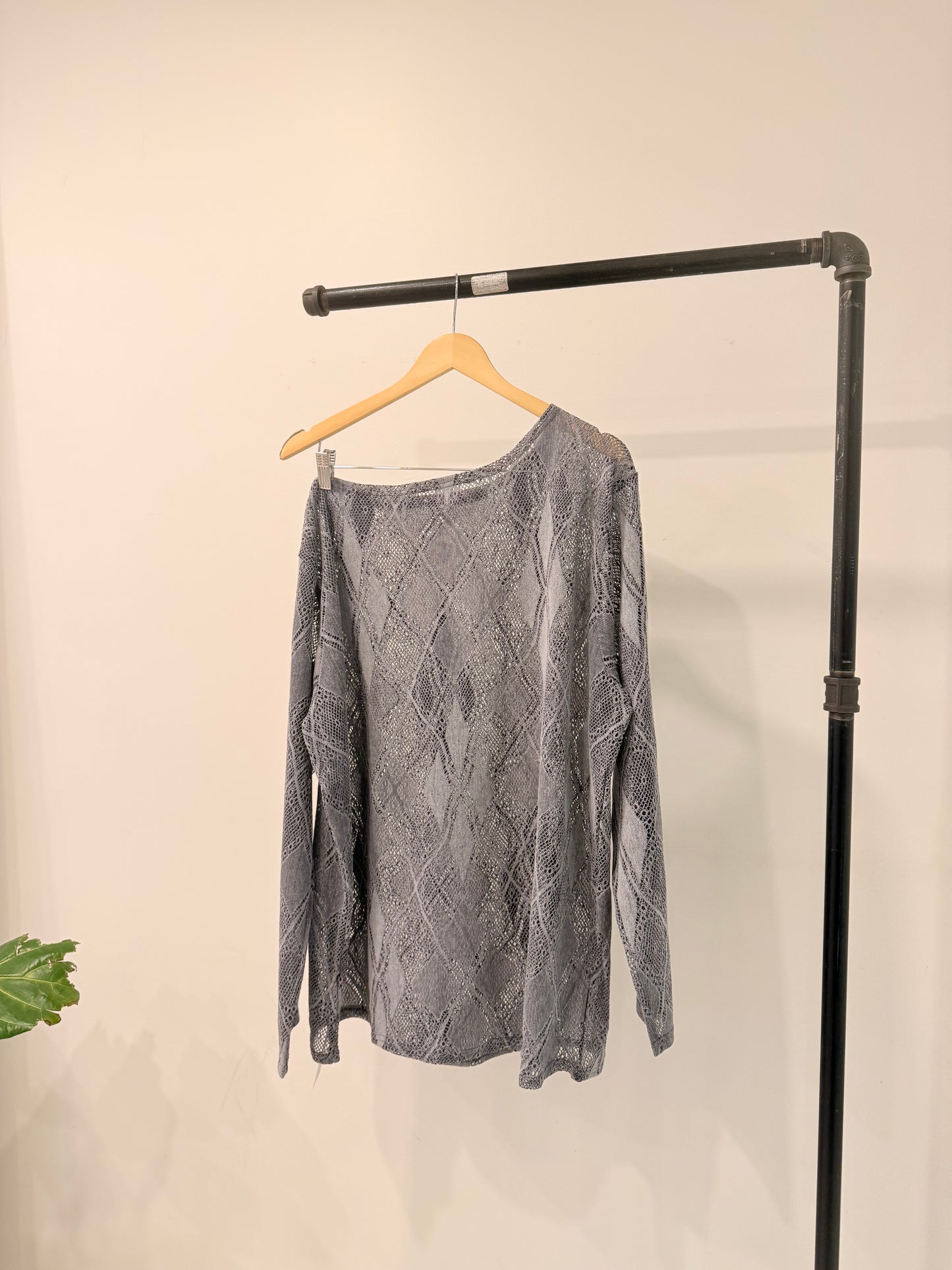 PHONY Oversized mesh top