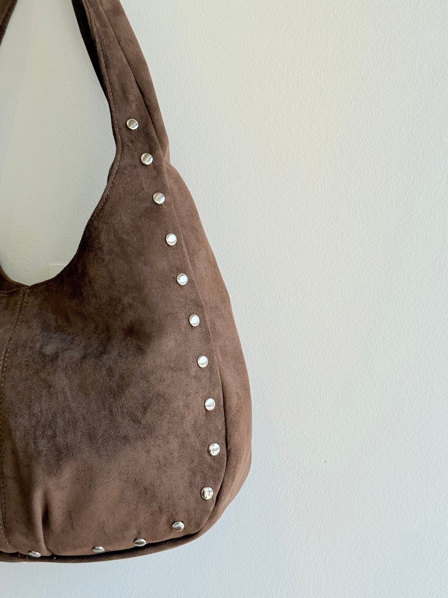 LUMA Suede shoulder bag