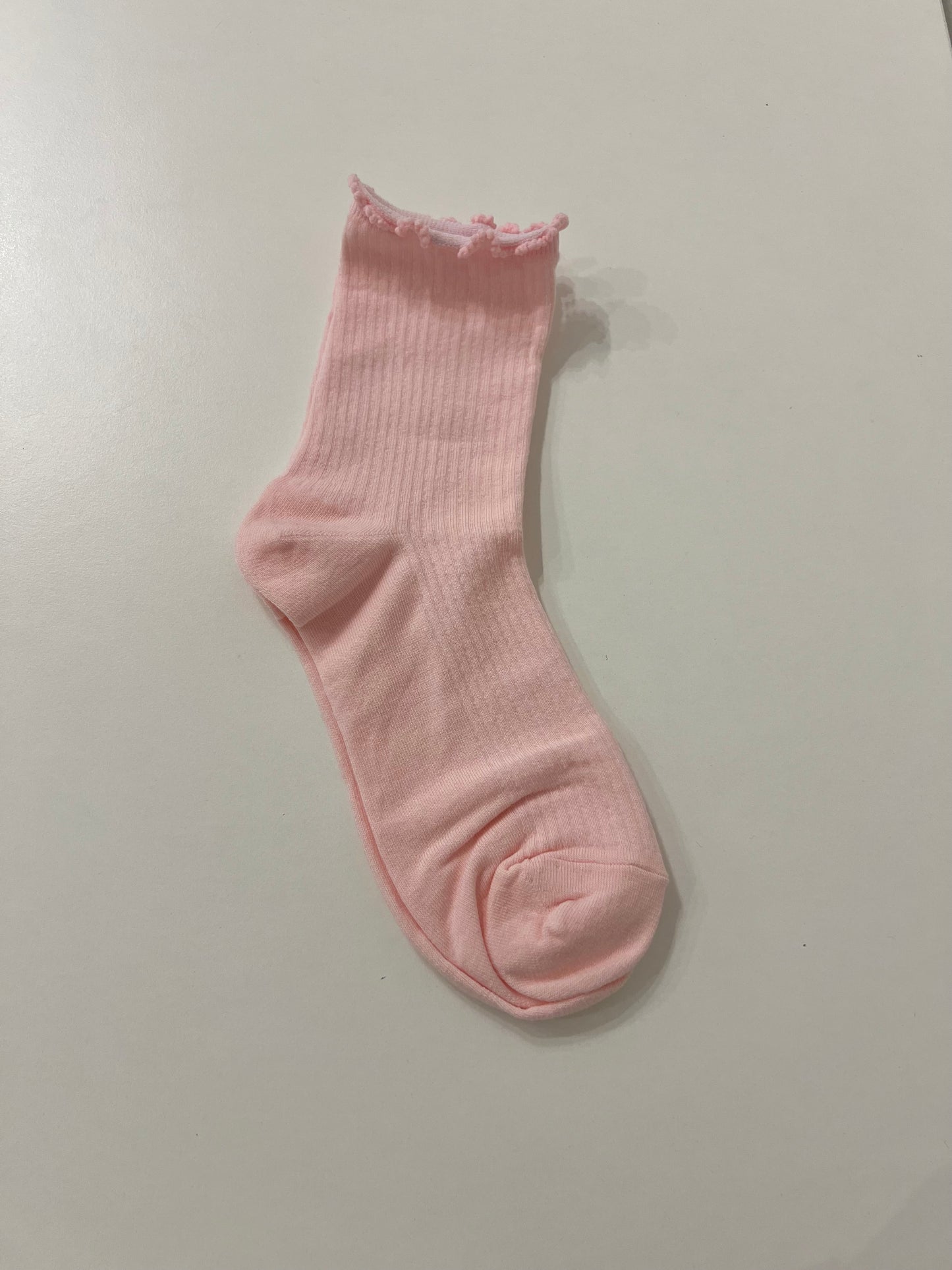 CANDY Pastel lettuce socks
